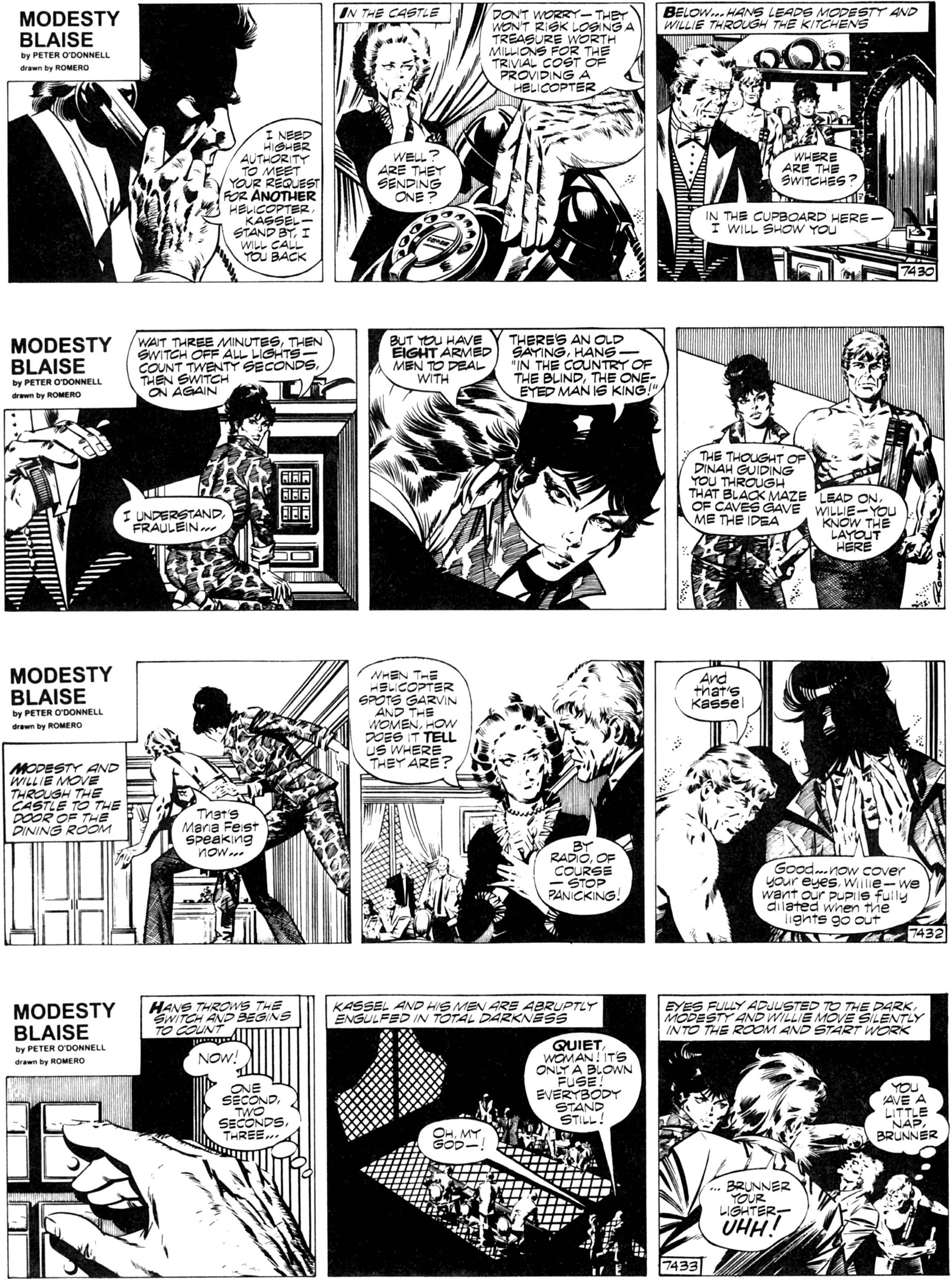 Read online Modesty Blaise: Lady in the Dark comic -  Issue # Full - 29