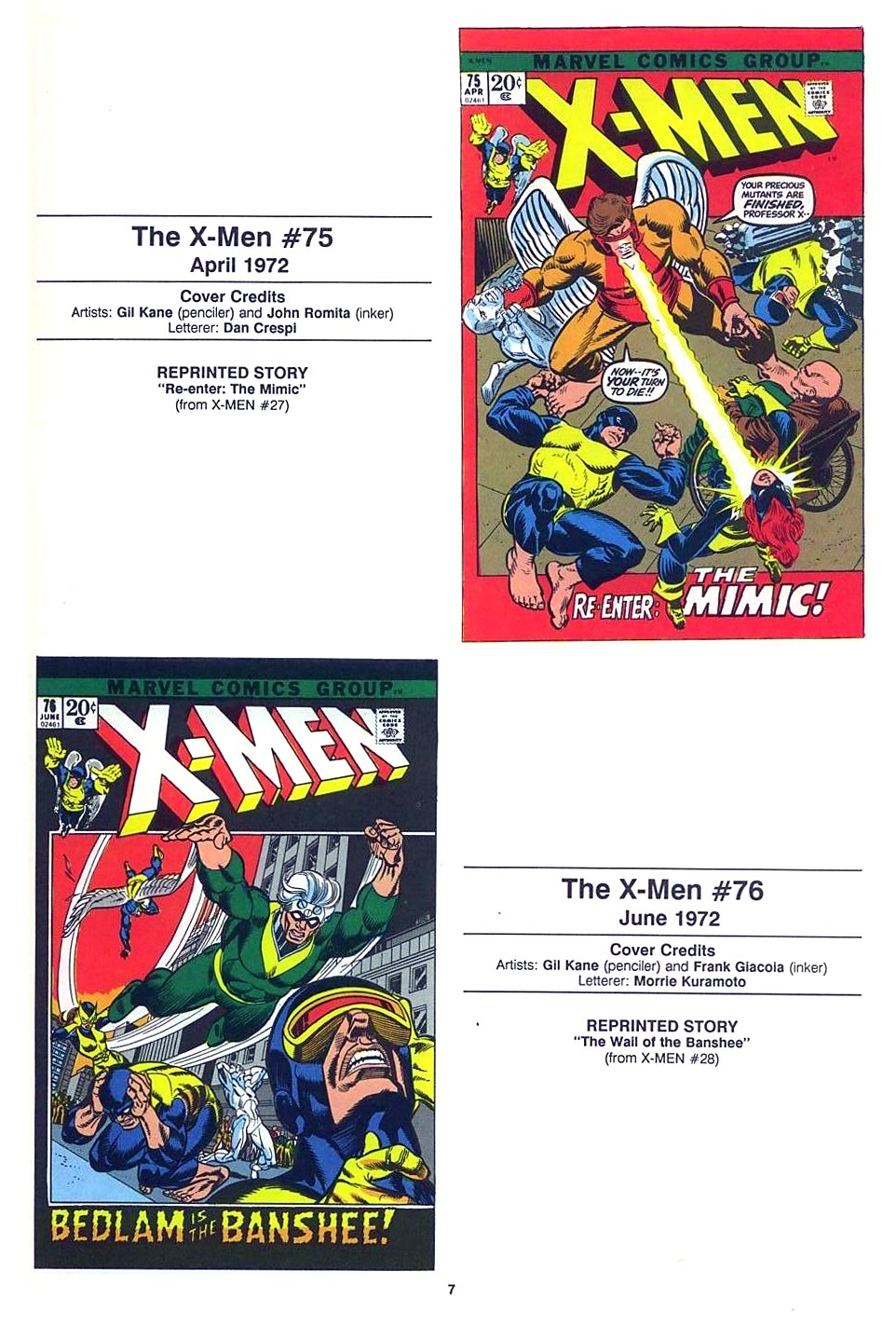 Read online The Official Marvel Index To The X-Men comic -  Issue #4 - 9