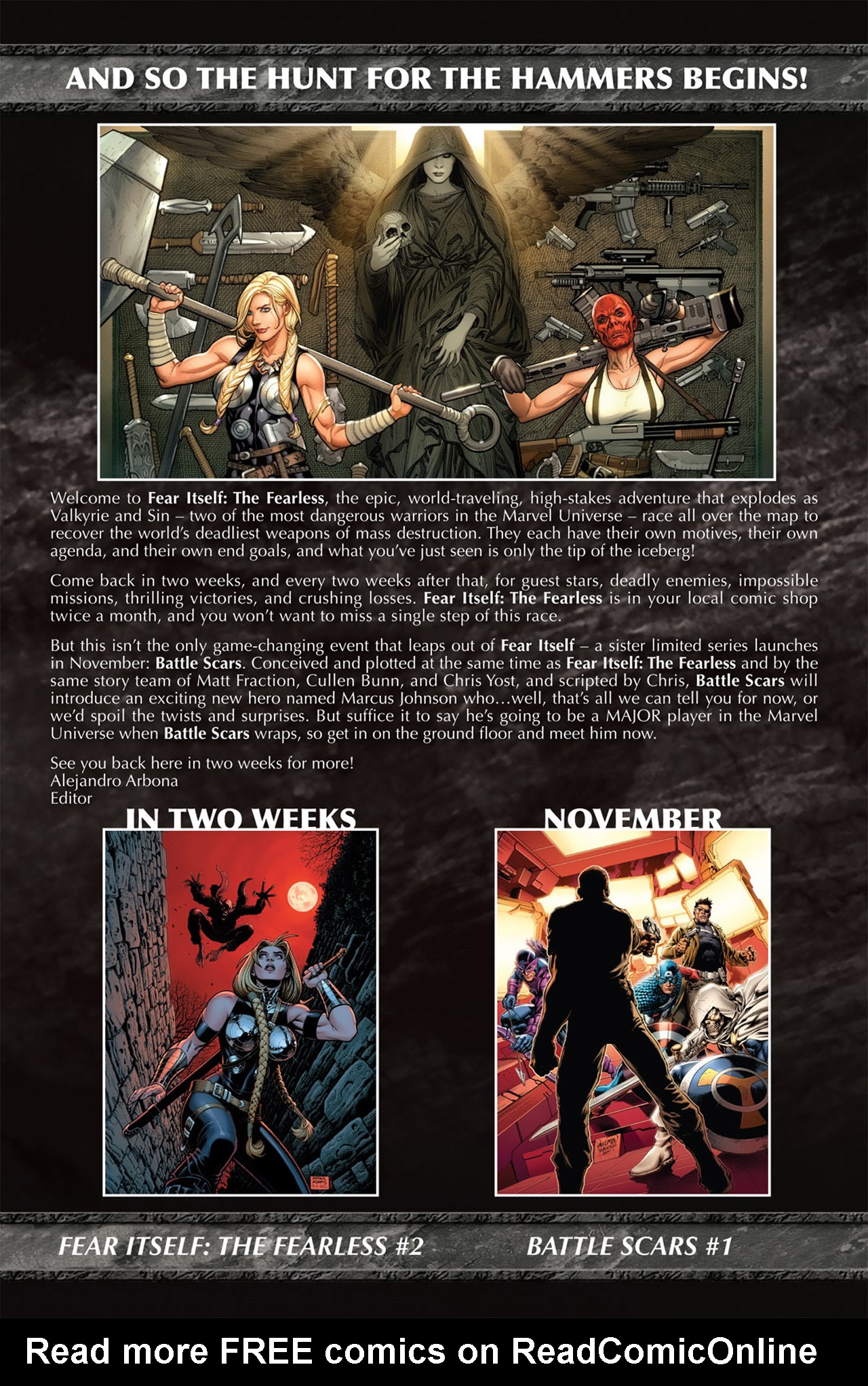 Read online Fear Itself: The Fearless comic -  Issue #1 - 23