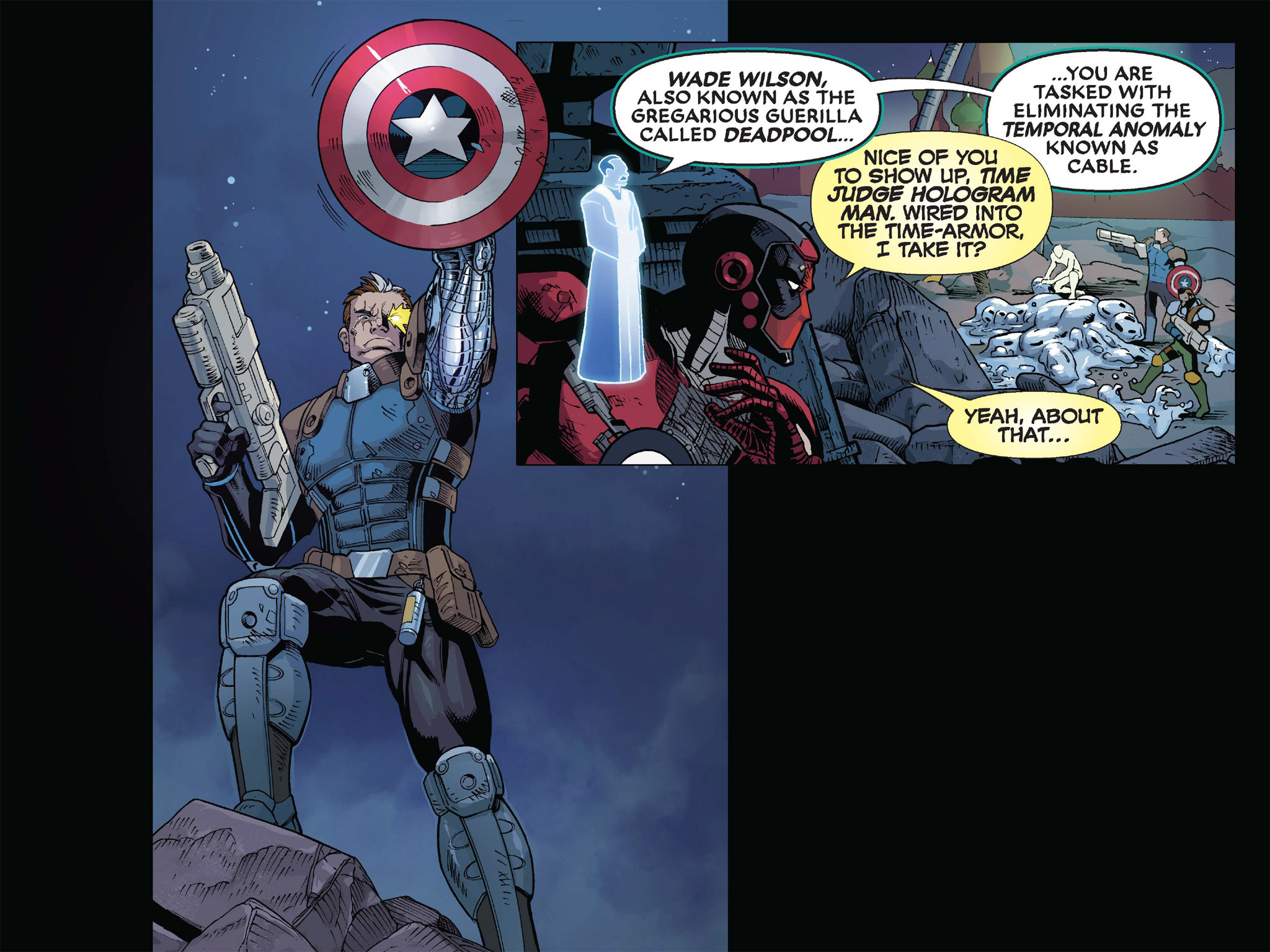 Read online Deadpool & Cable: Split Second Infinite Comic comic -  Issue #5 - 19