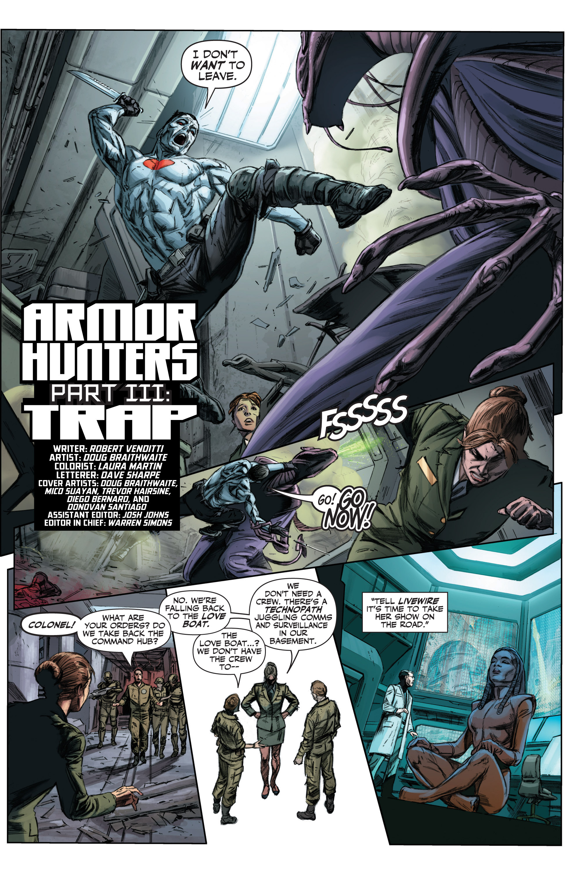 Read online Armor Hunters comic -  Issue #3 - 4
