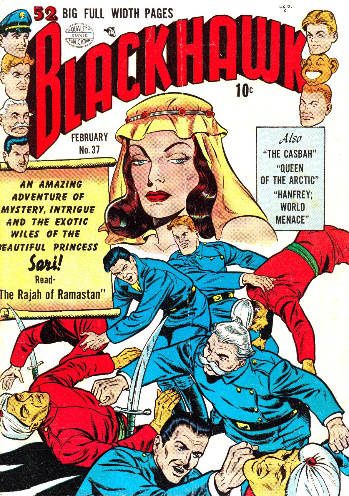 Read online Blackhawk (1957) comic -  Issue #37 - 1