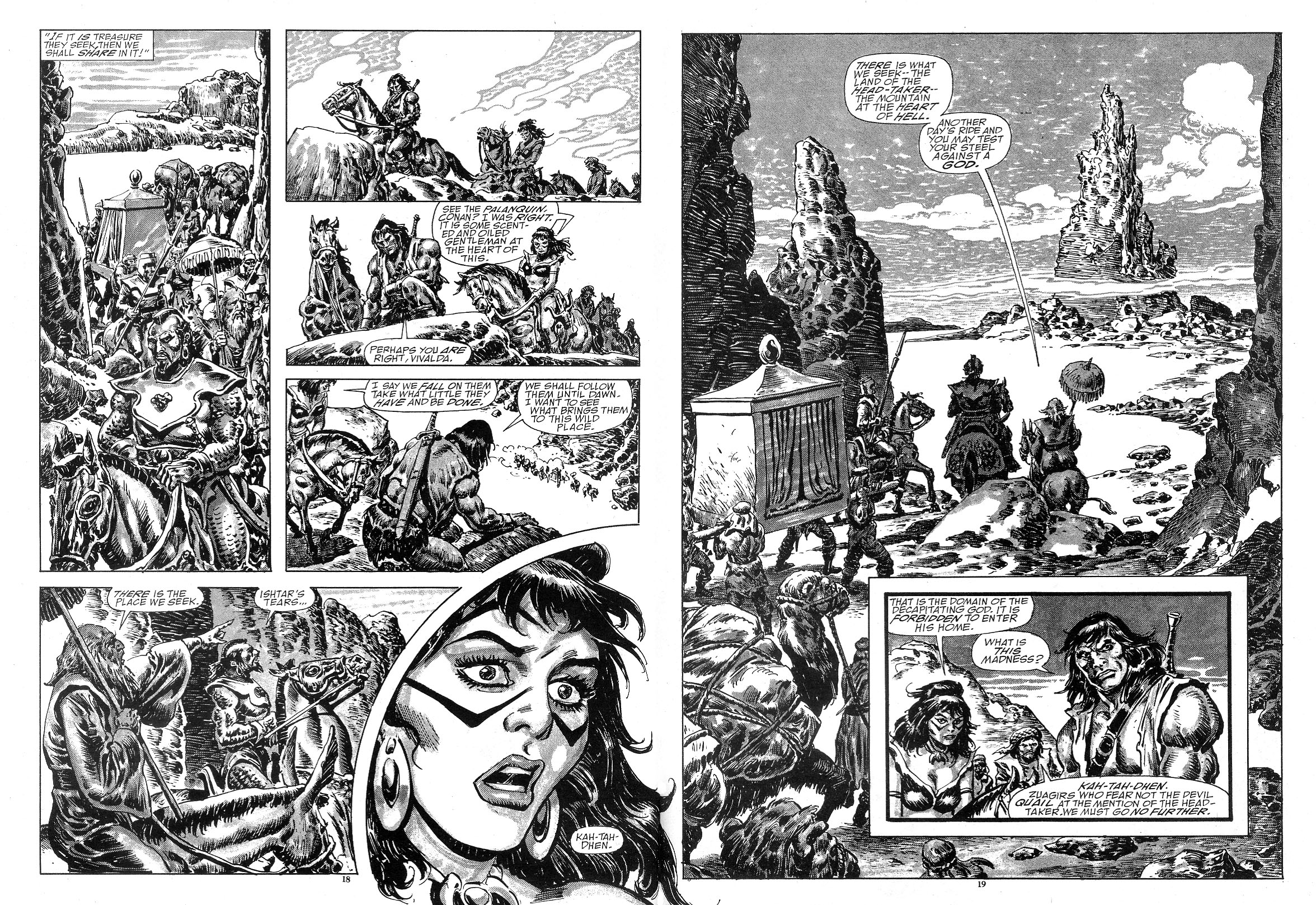 Read online The Savage Sword Of Conan comic -  Issue #183 - 16