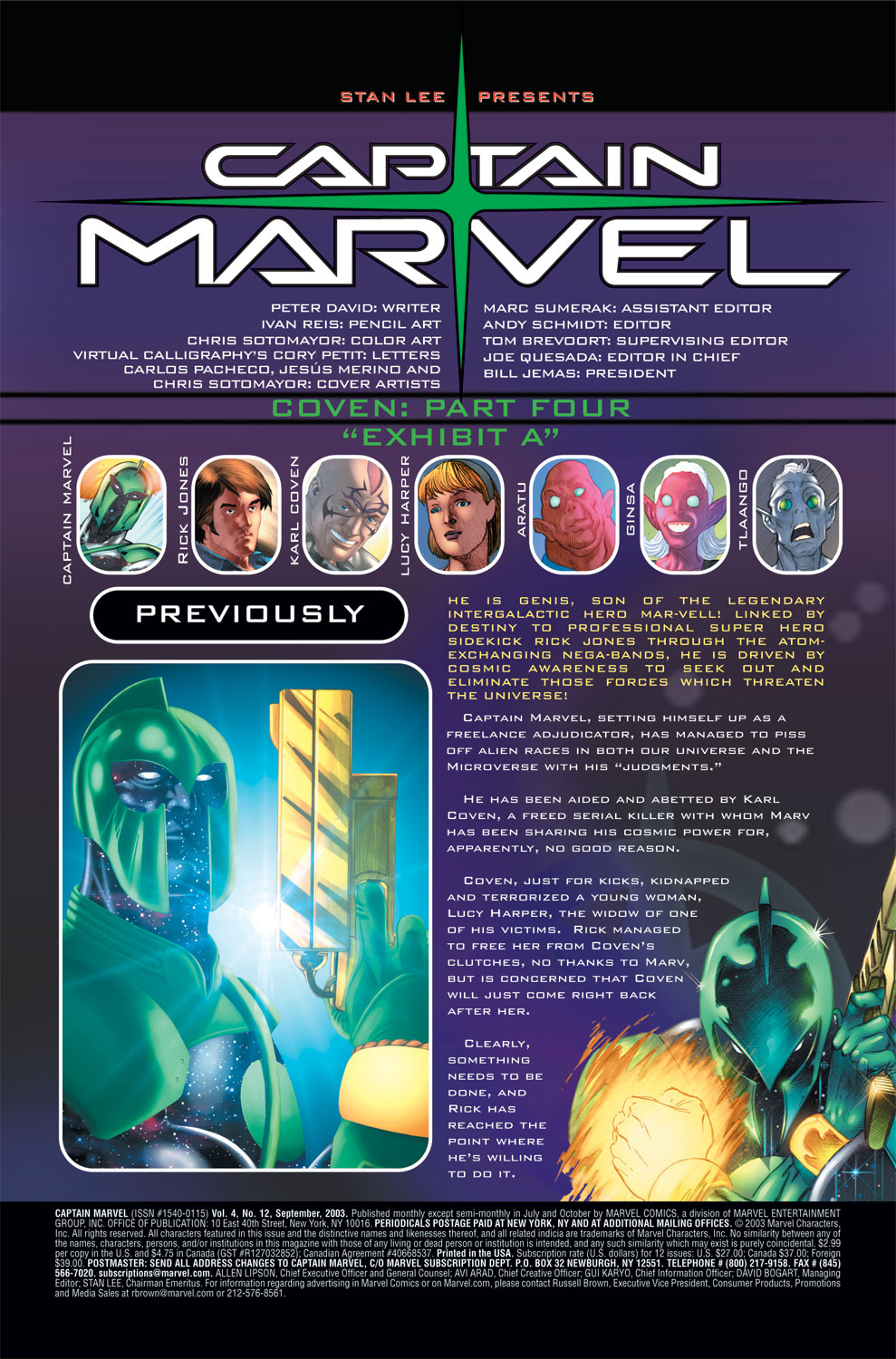 Read online Captain Marvel (2002) comic -  Issue #12 - 2