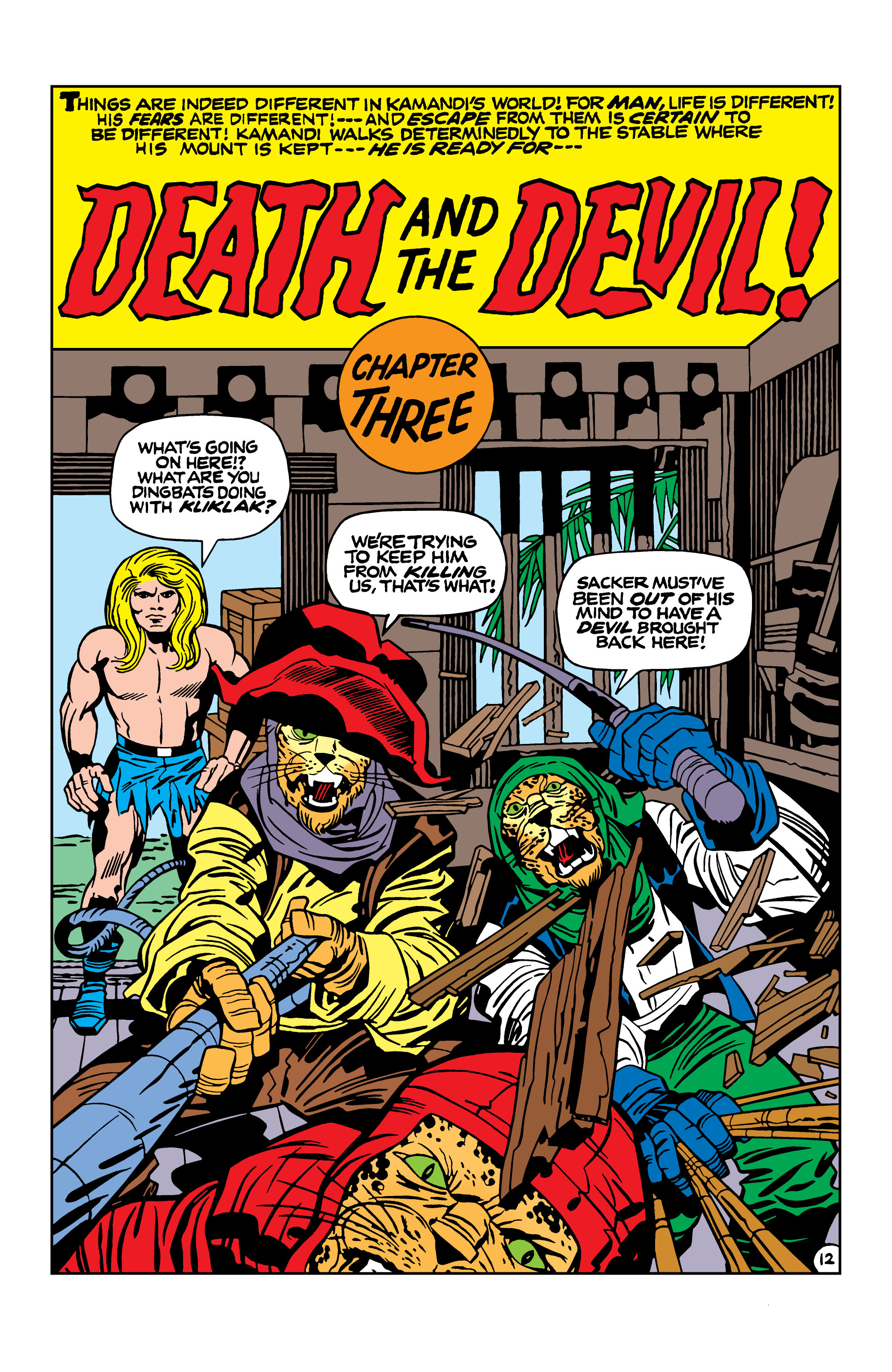 Read online Kamandi, The Last Boy On Earth comic -  Issue #13 - 13