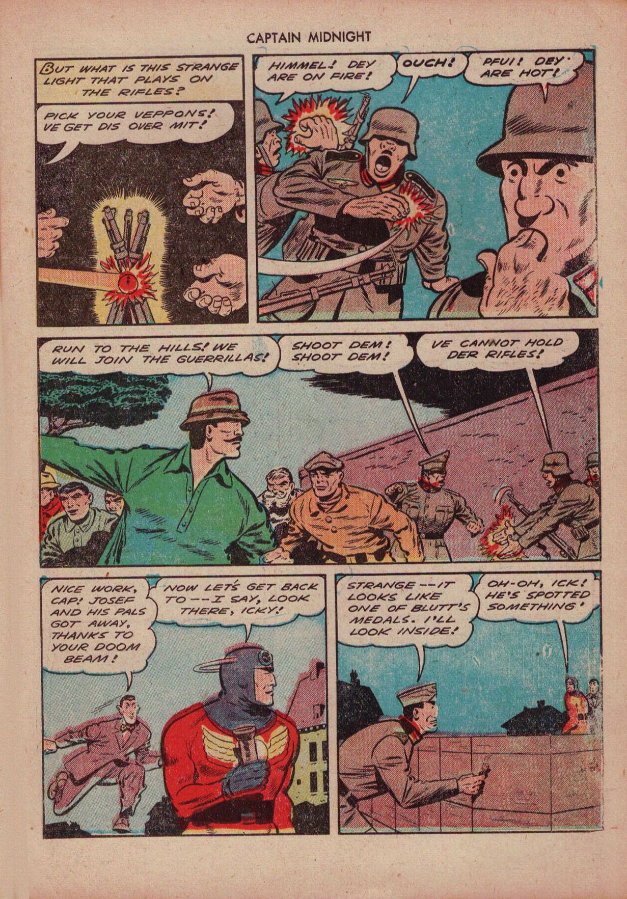 Read online Captain Midnight (1942) comic -  Issue #16 - 11