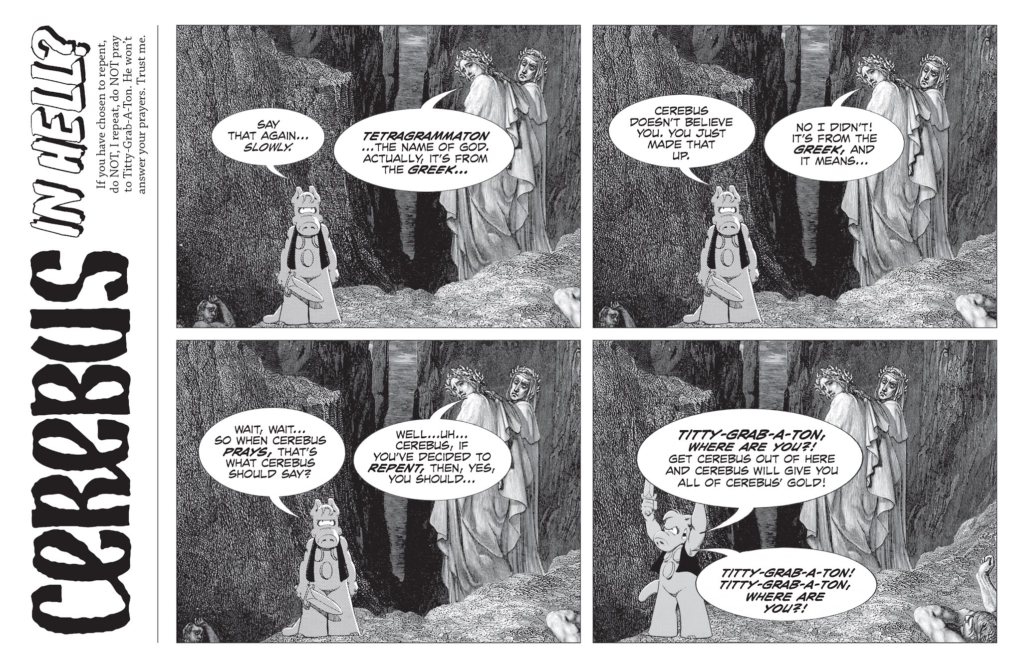 Read online Cerebus in Hell? comic -  Issue #4 - 9