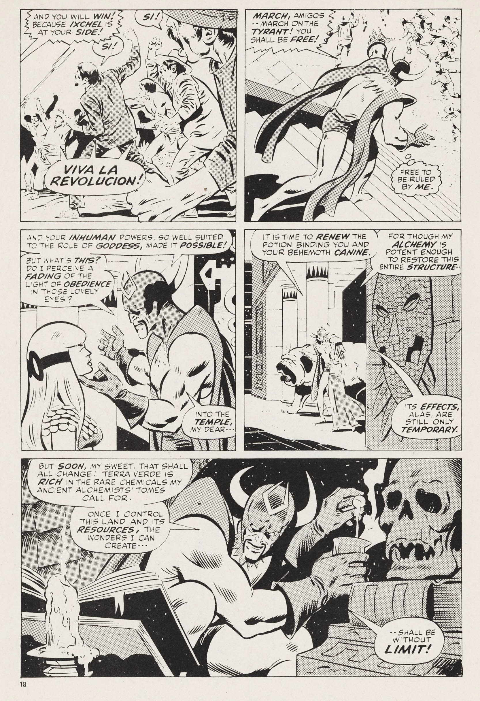 Read online Captain Britain (1976) comic -  Issue #17 - 18