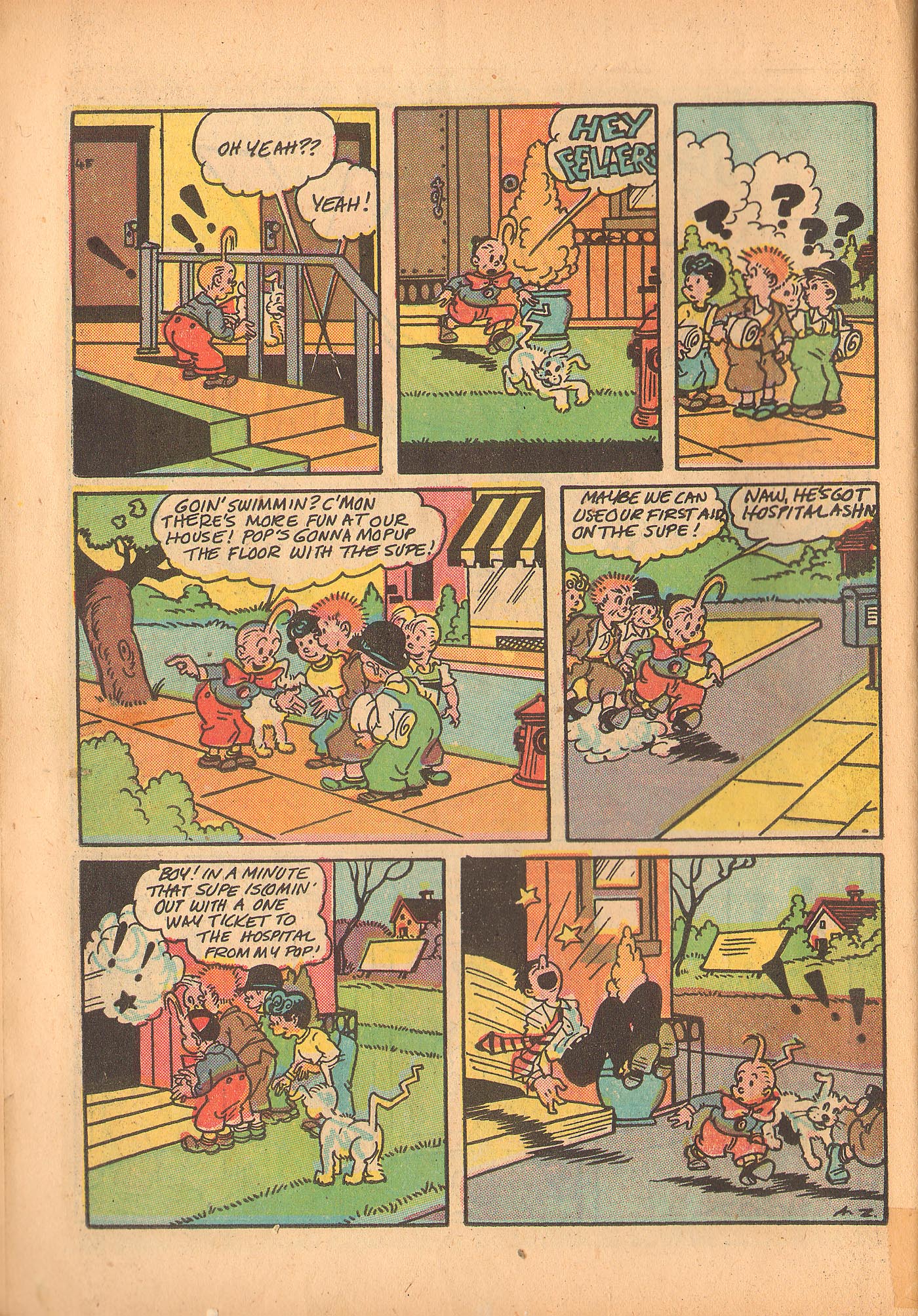Read online Rocket Kelly (1945) comic -  Issue #4 - 38