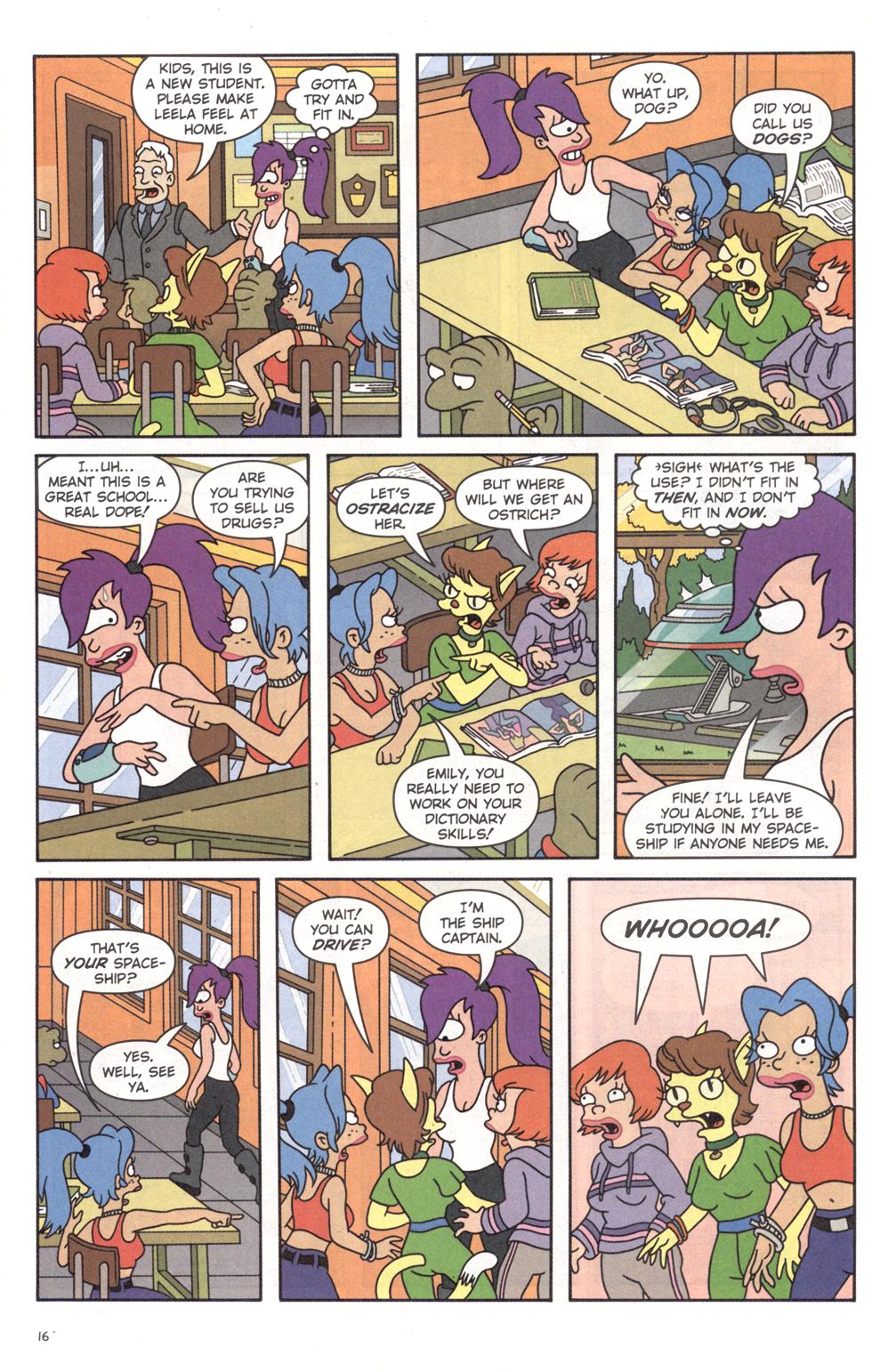 Read online Futurama Comics comic -  Issue #16 - 17