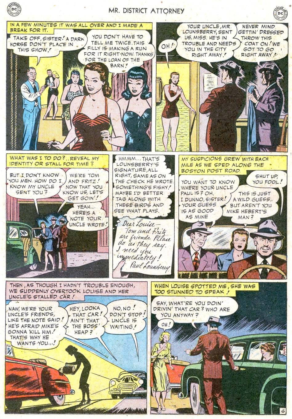 Read online Mr. District Attorney comic -  Issue #15 - 29