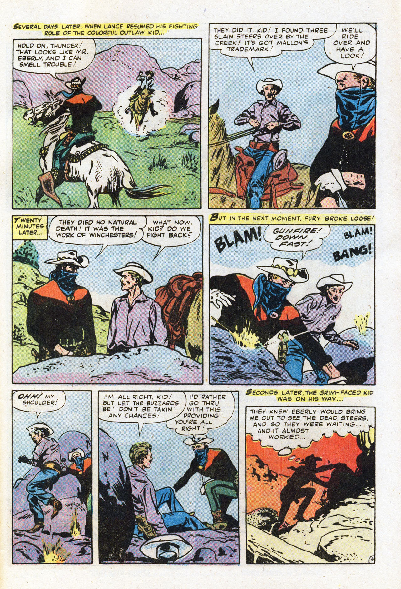 Read online The Outlaw Kid (1970) comic -  Issue #22 - 33