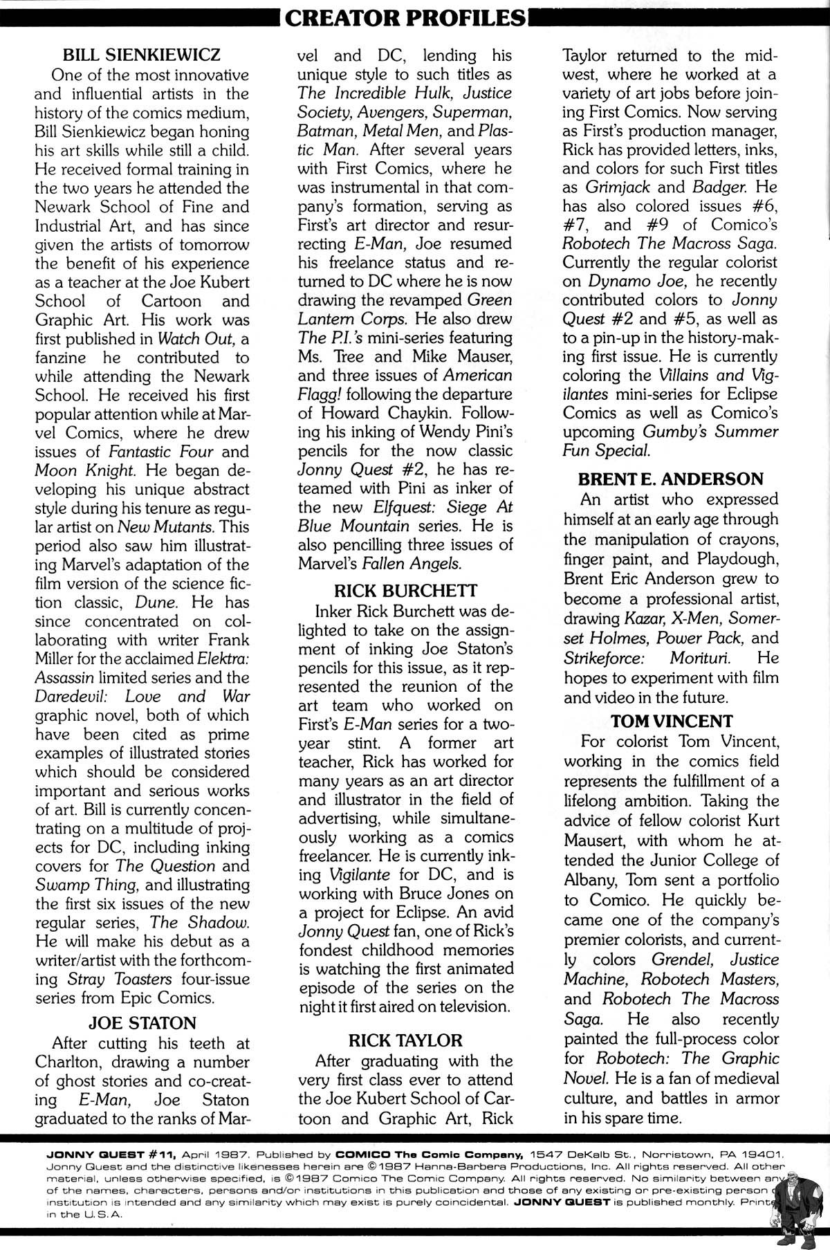 Read online Jonny Quest comic -  Issue #11 - 3