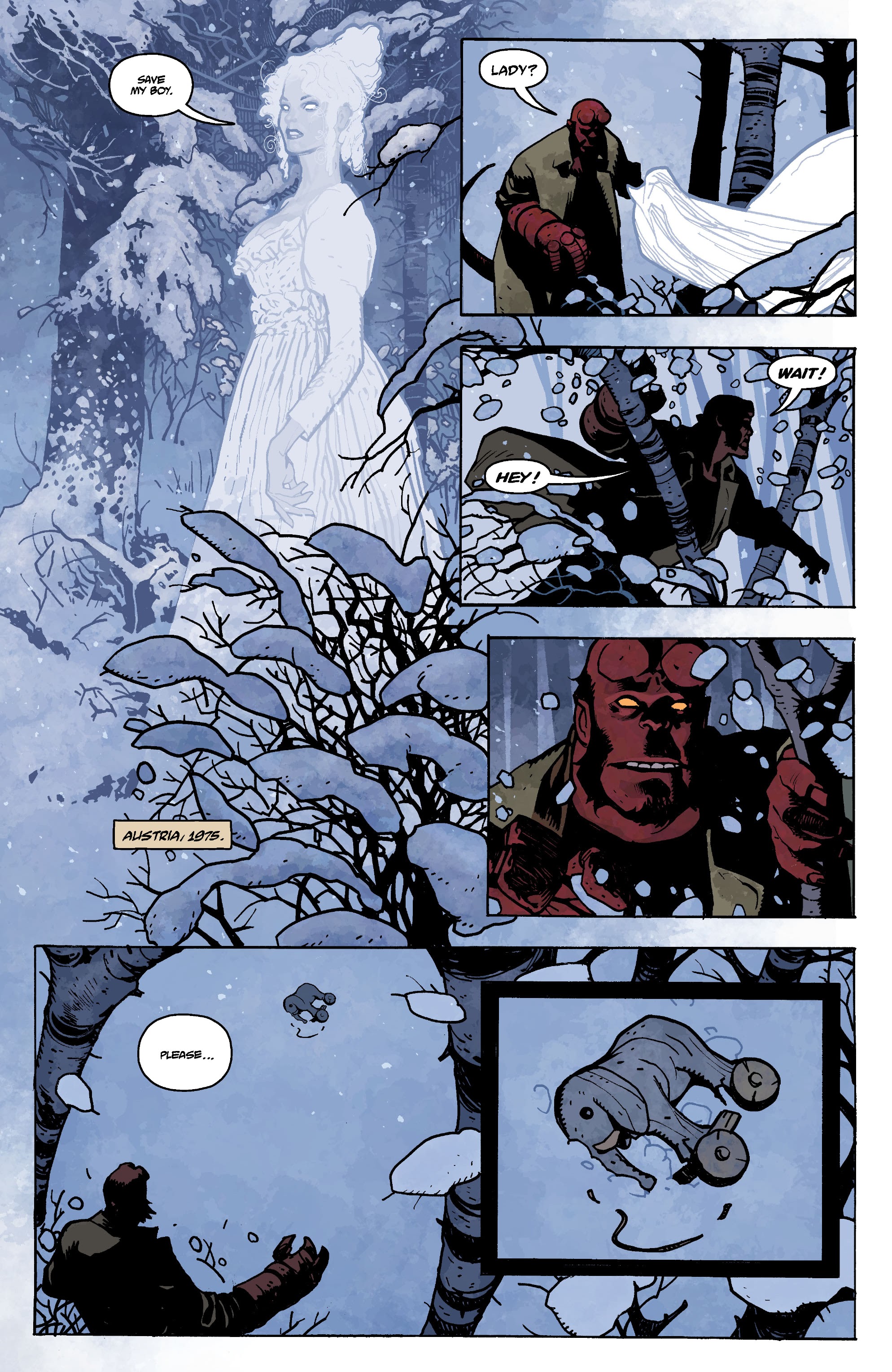 Read online Hellboy and the B.P.R.D.: The Beast of Vargu and Others comic -  Issue # TPB (Part 1) - 100