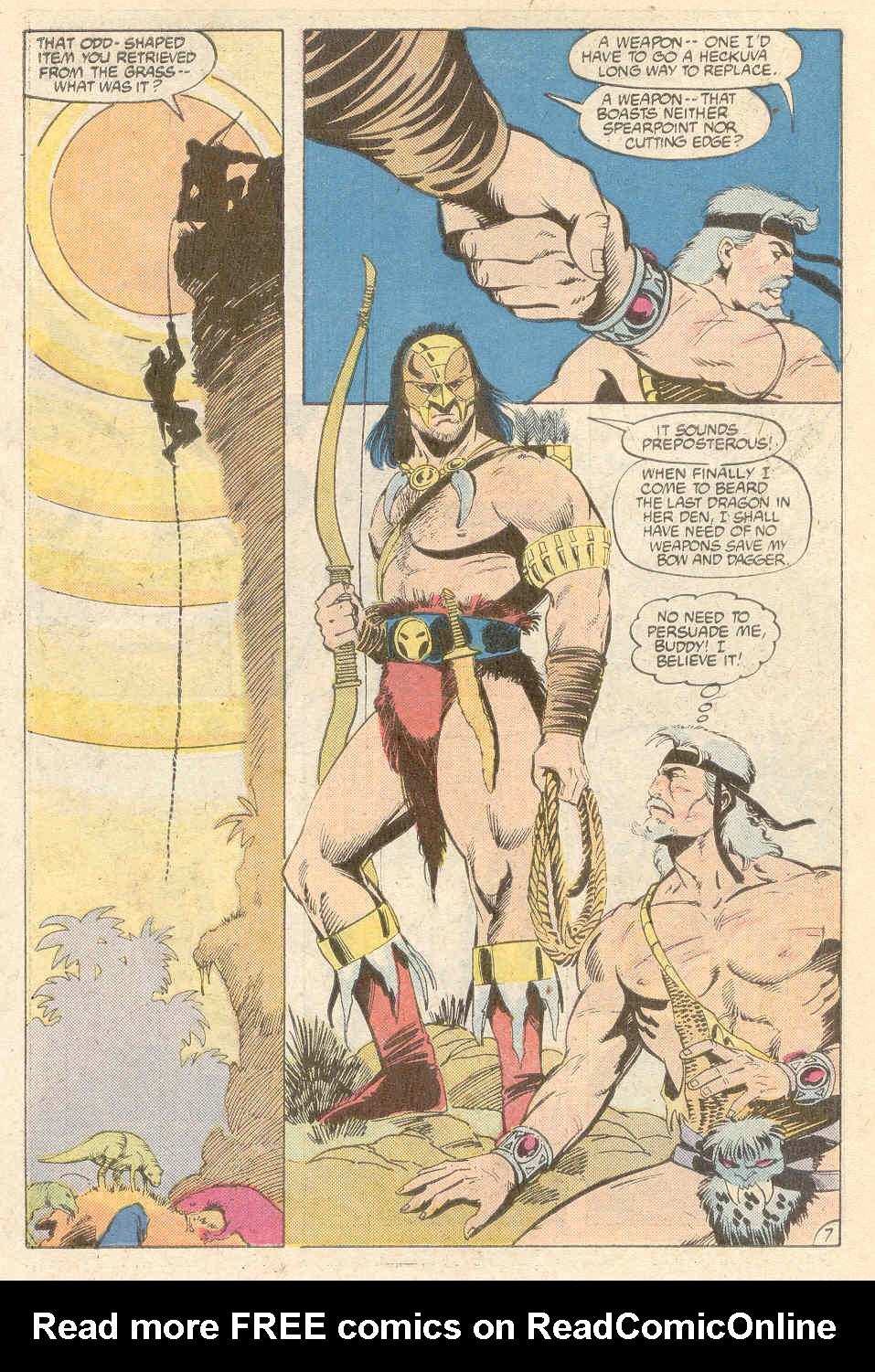 Read online Warlord (1976) comic -  Issue #127 - 7