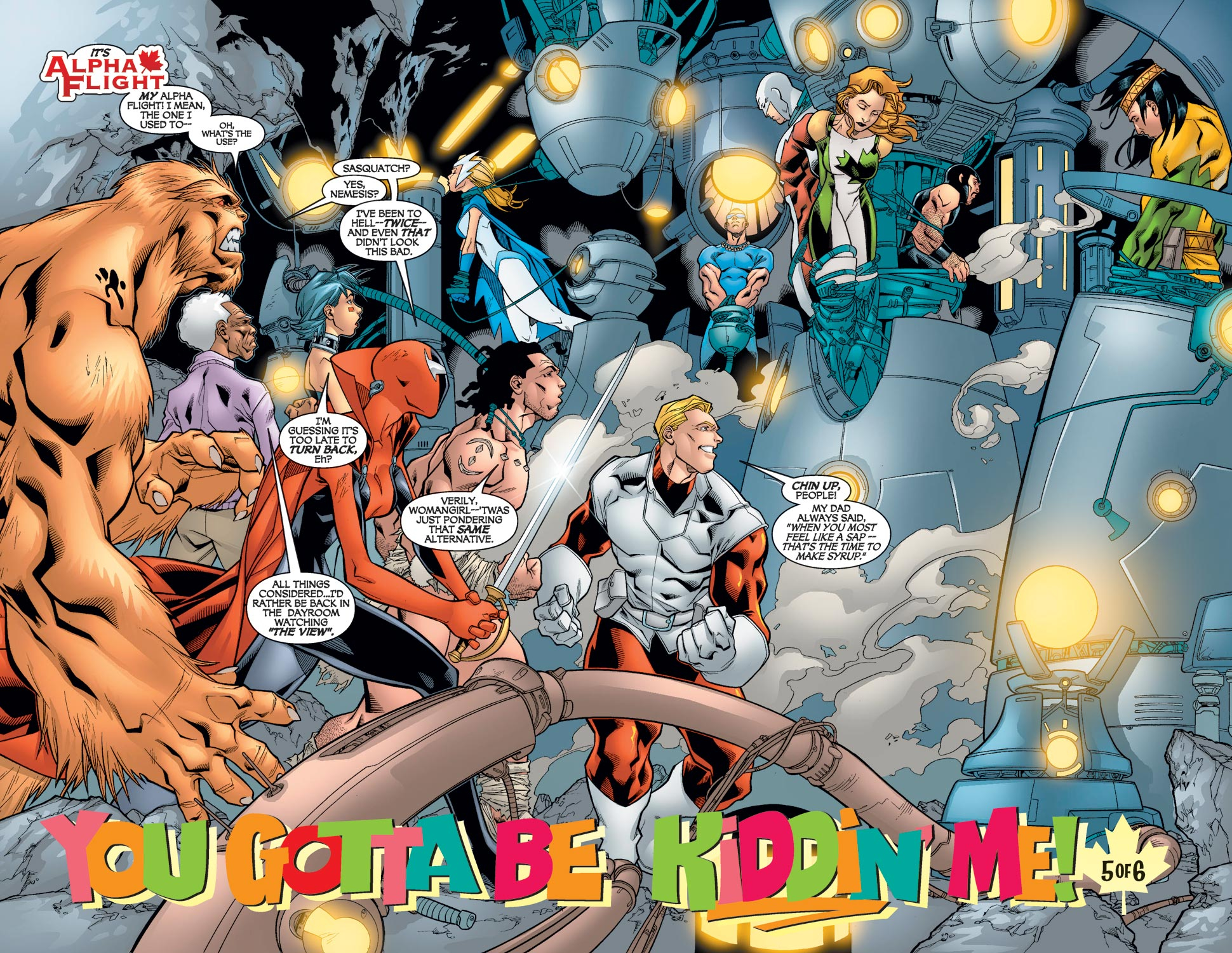 Read online Alpha Flight (2004) comic -  Issue #5 - 7