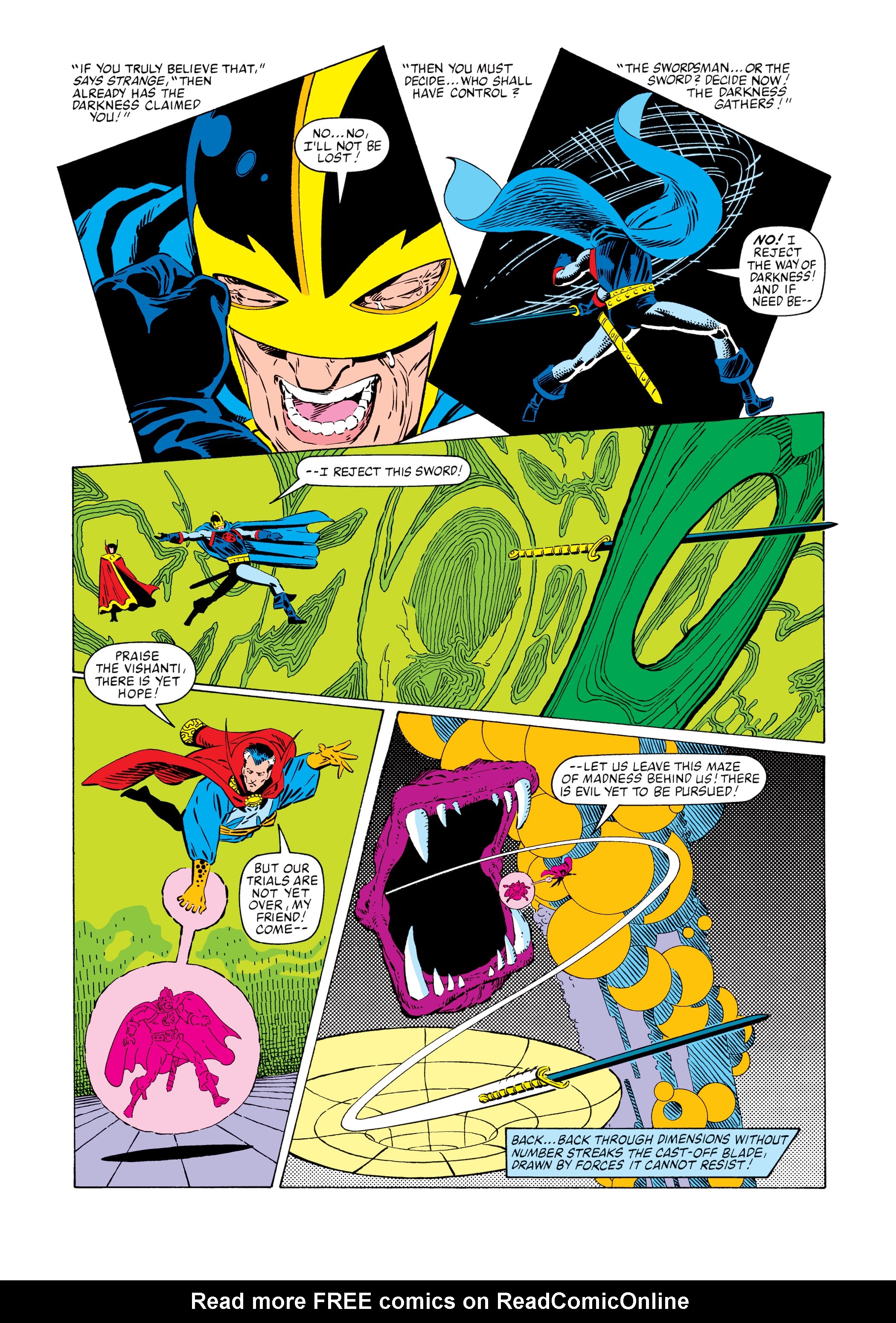 Read online Marvel Masterworks: Doctor Strange comic -  Issue # TPB 10 (Part 3) - 54