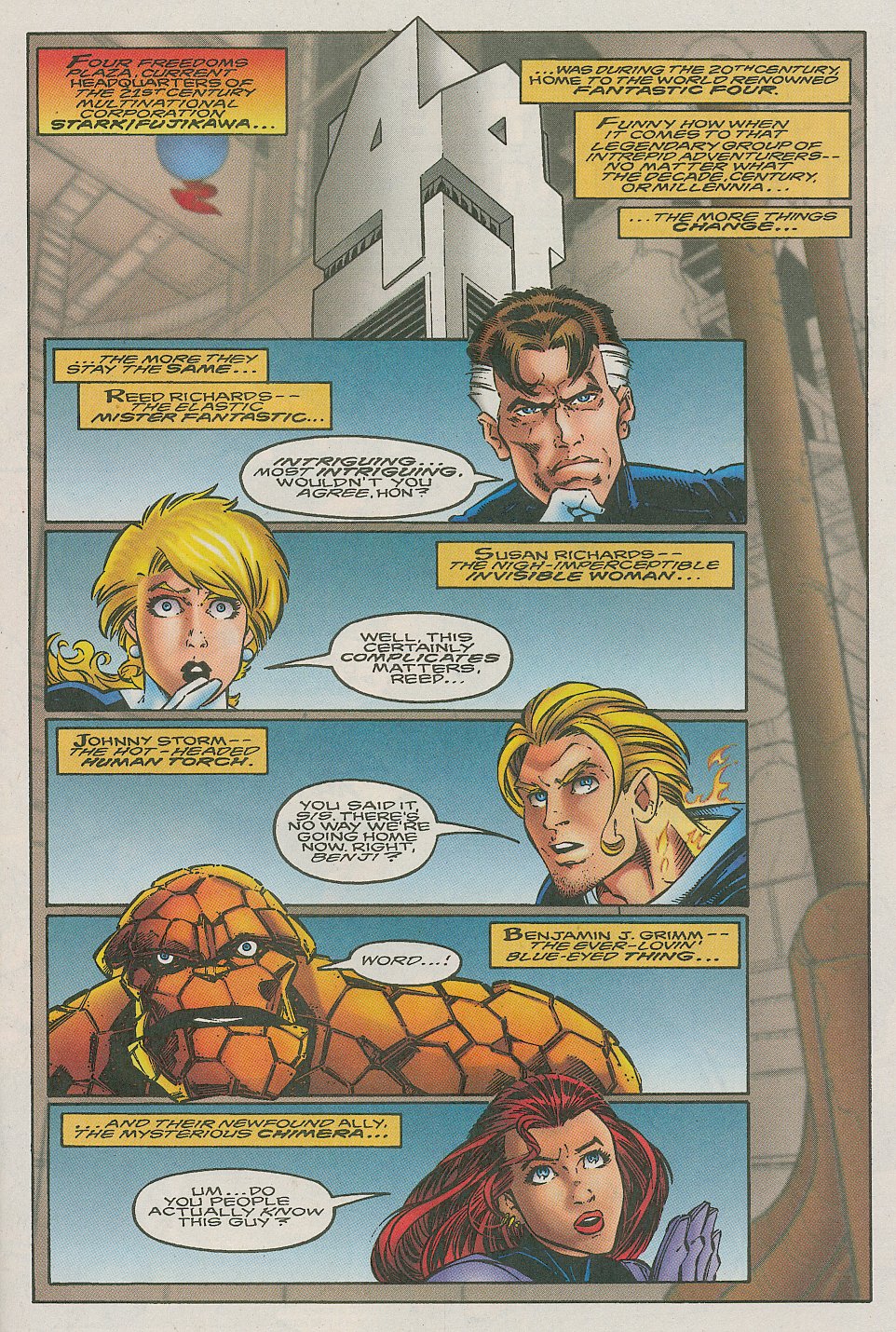 Read online Fantastic Four 2099 comic -  Issue #6 - 2