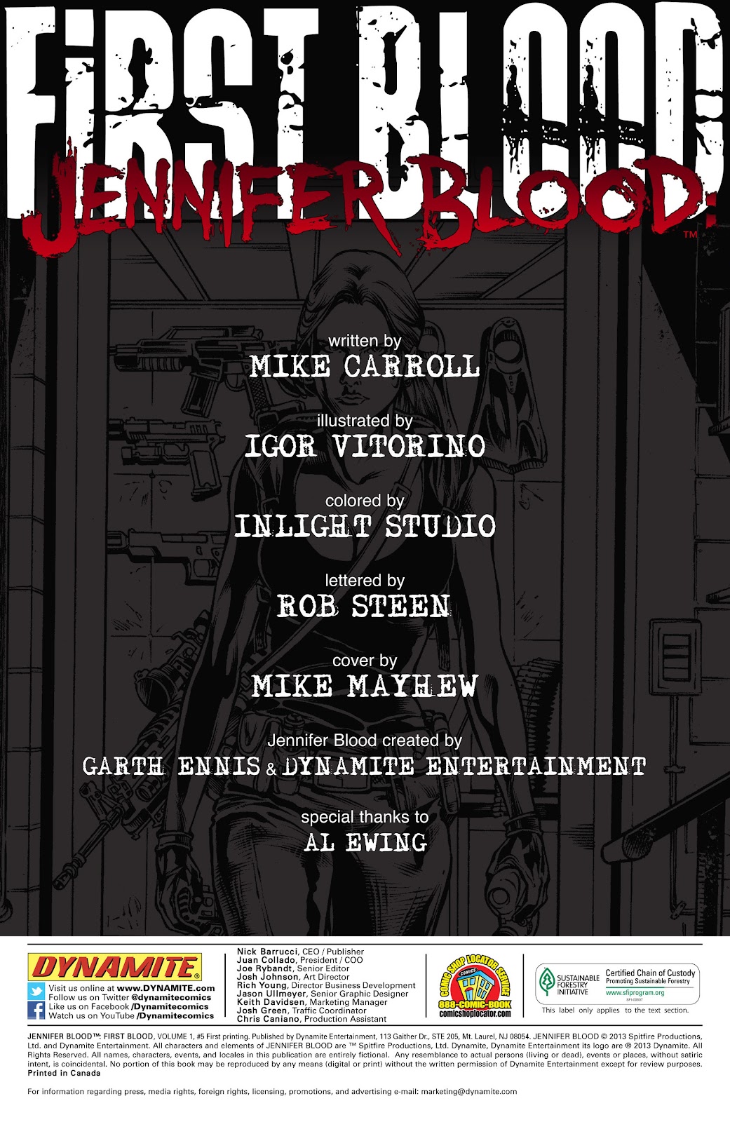 Jennifer Blood: First Blood issue 5 - Page 2