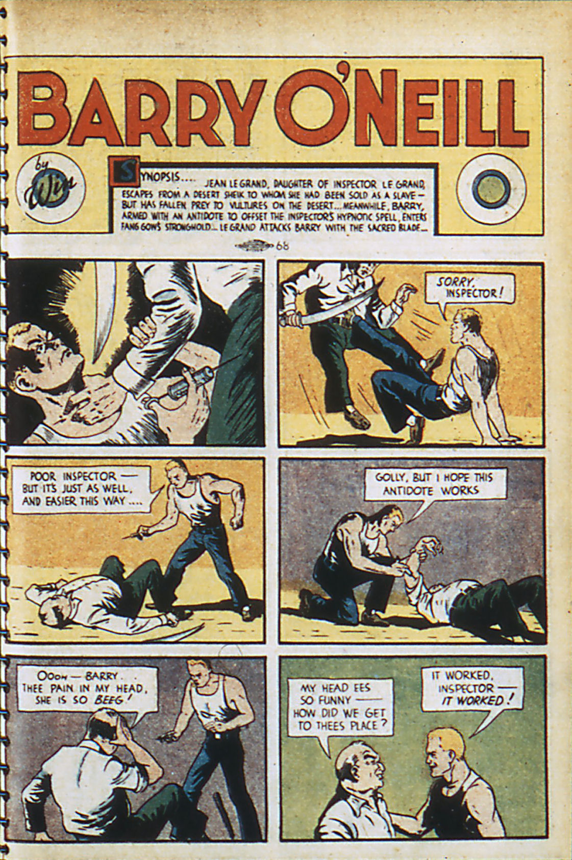 Read online Adventure Comics (1938) comic -  Issue #36 - 4
