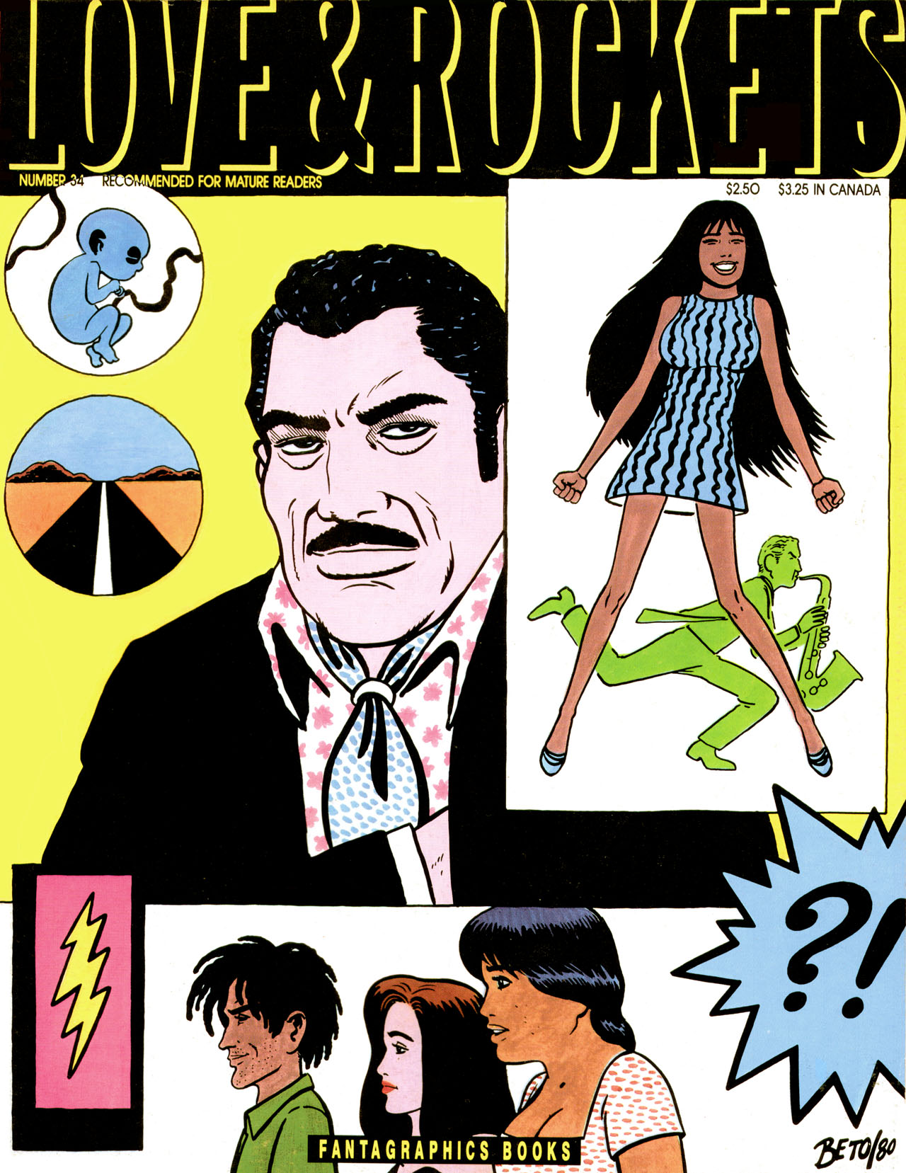 Read online Love and Rockets (1982) comic -  Issue #34 - 1