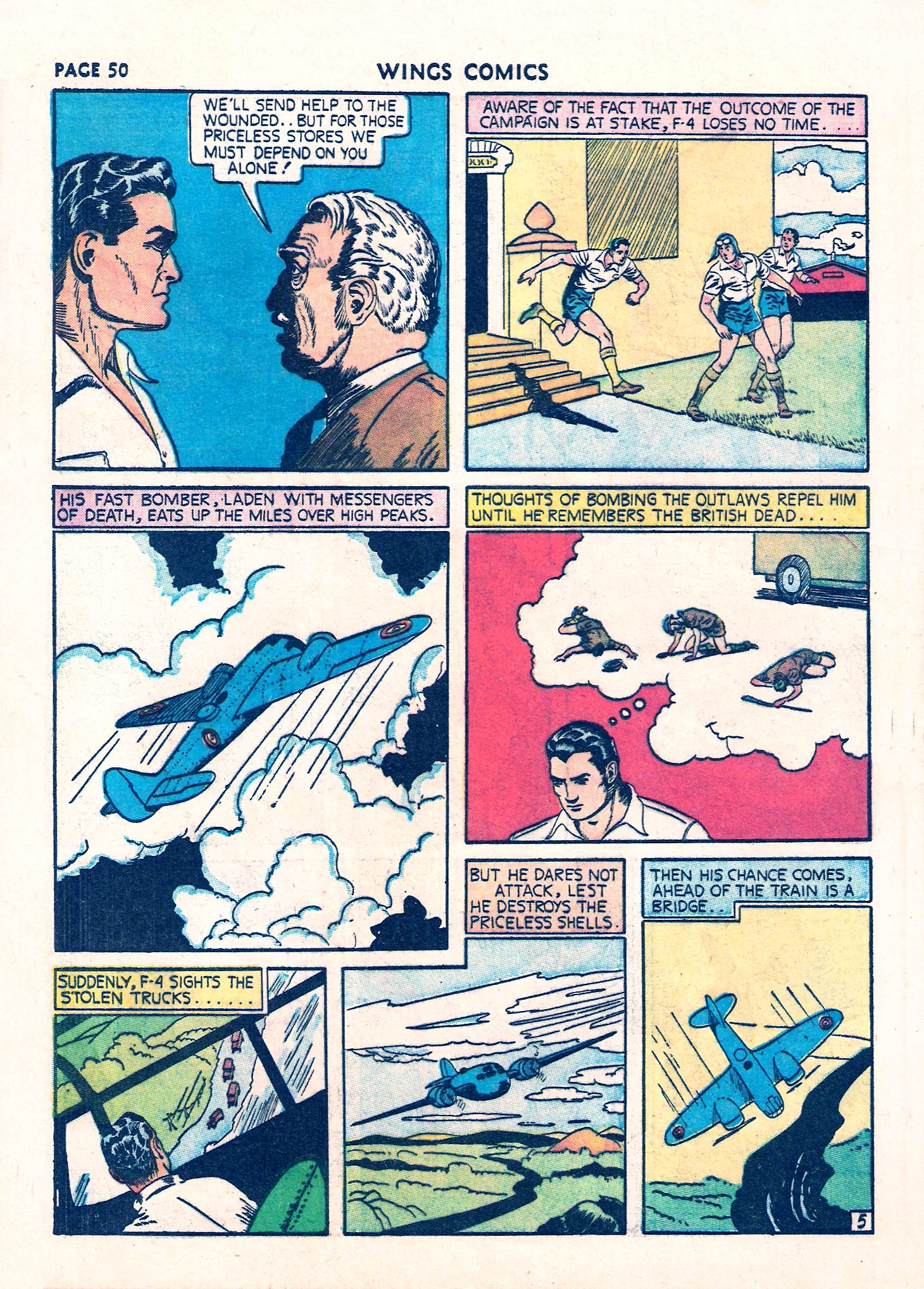 Read online Wings Comics comic -  Issue #9 - 52