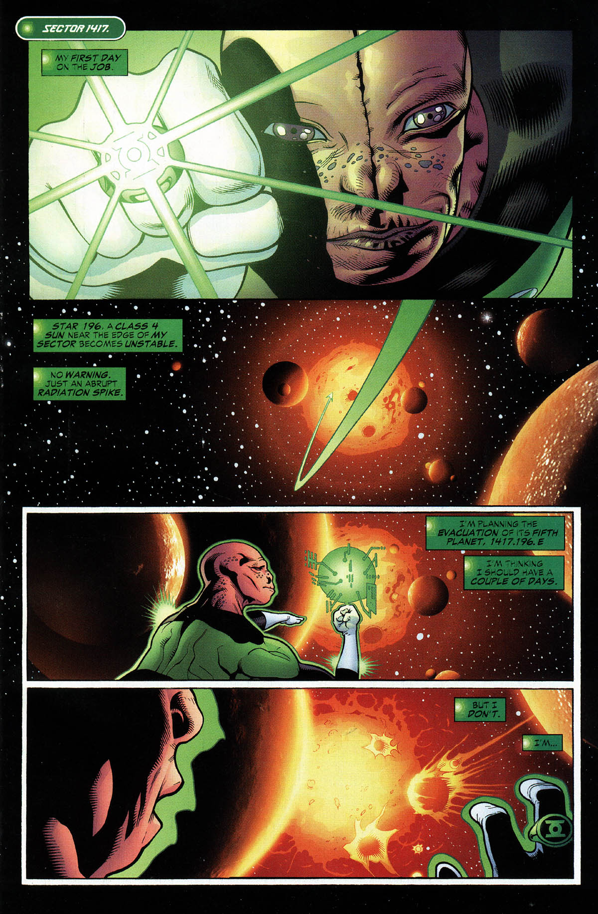 Read online Green Lantern Corps: Recharge comic -  Issue #1 - 2