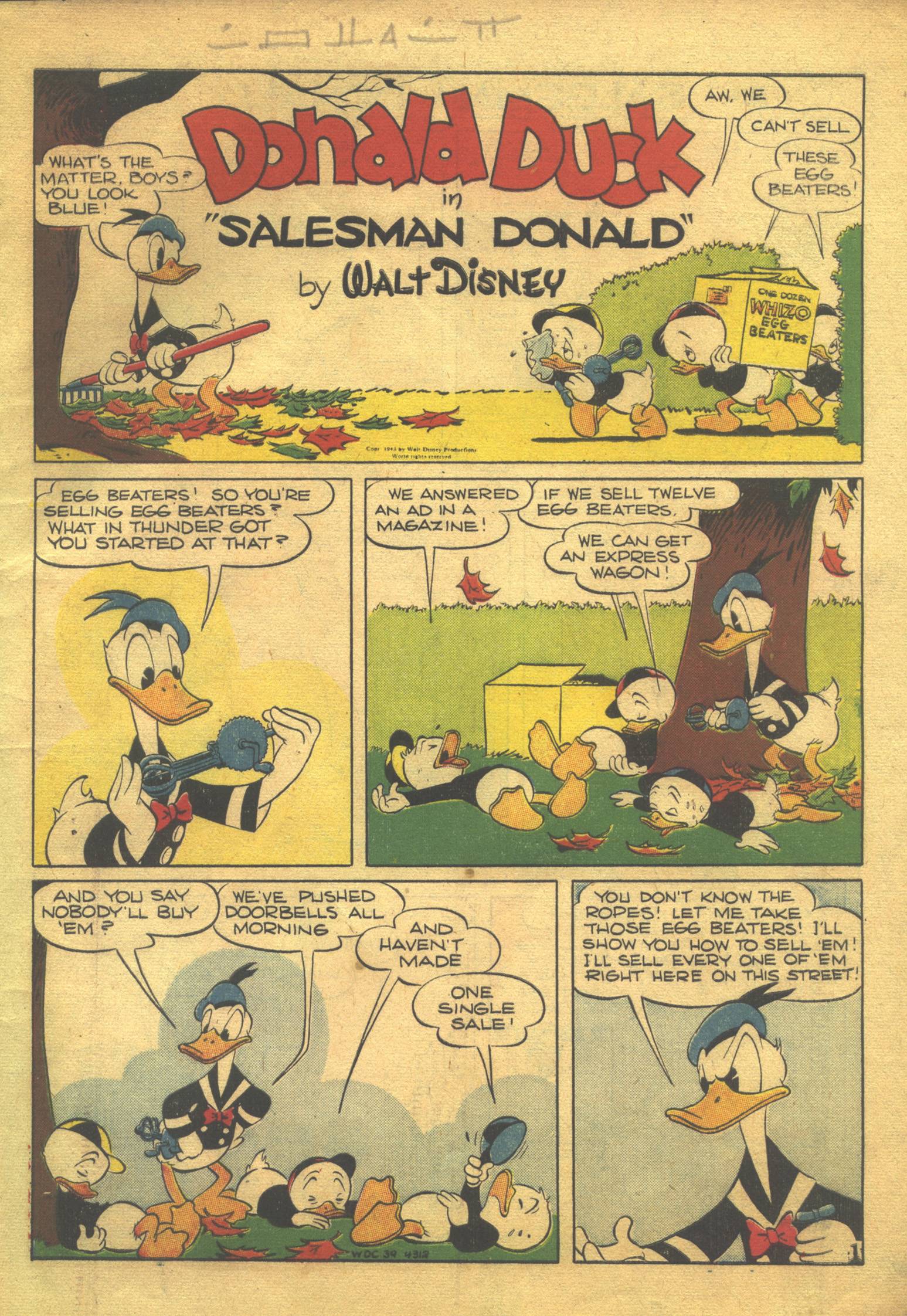 Read online Walt Disney's Comics and Stories comic -  Issue #39 - 3