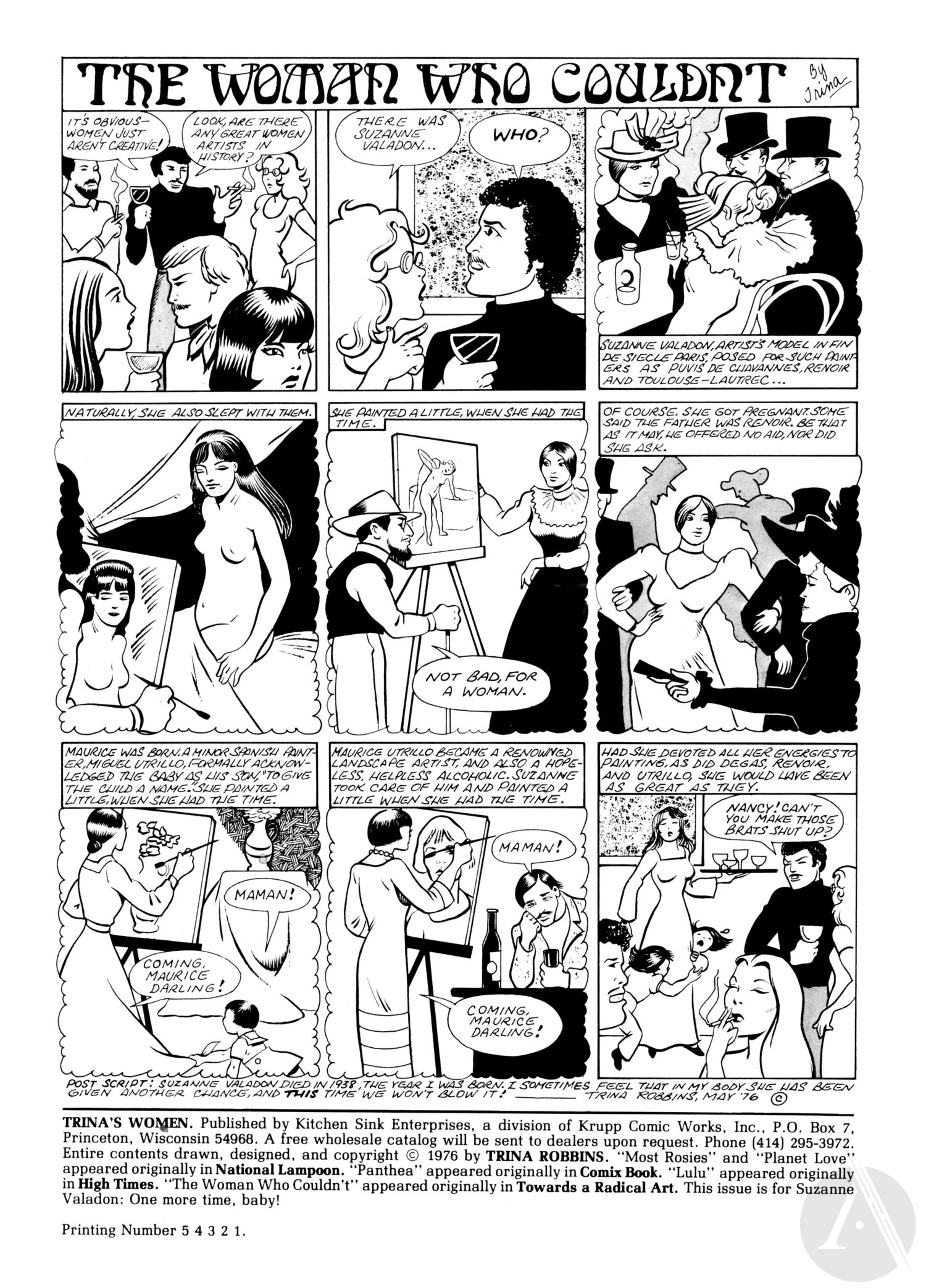 Read online Trina's Women comic -  Issue # Full - 2