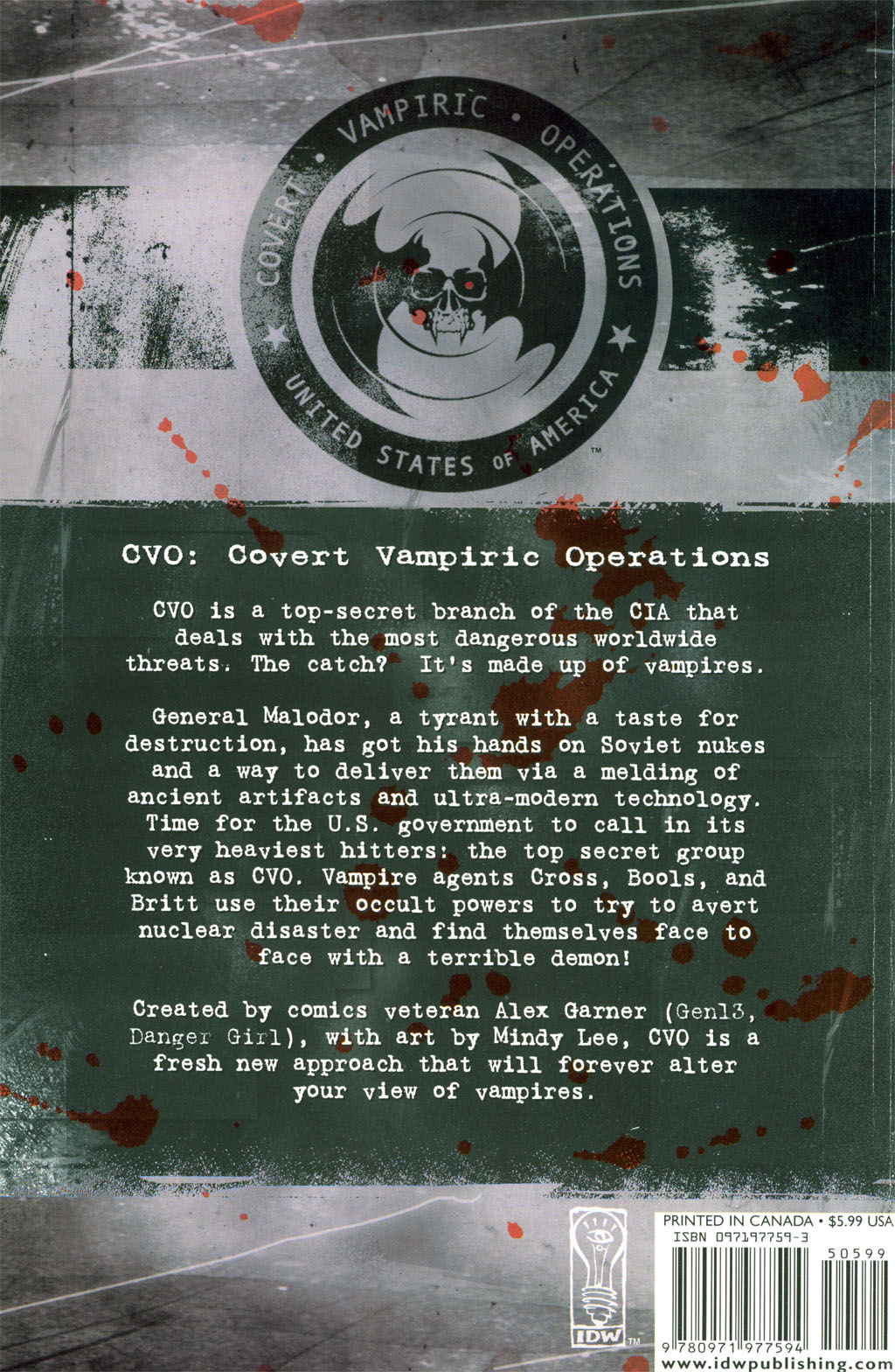 Read online CVO: Covert Vampiric Operations comic -  Issue # Full - 51