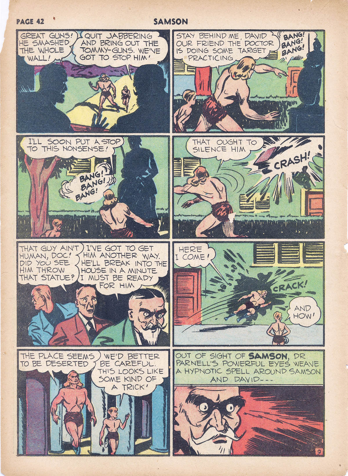 Read online Samson (1940) comic -  Issue #4 - 43