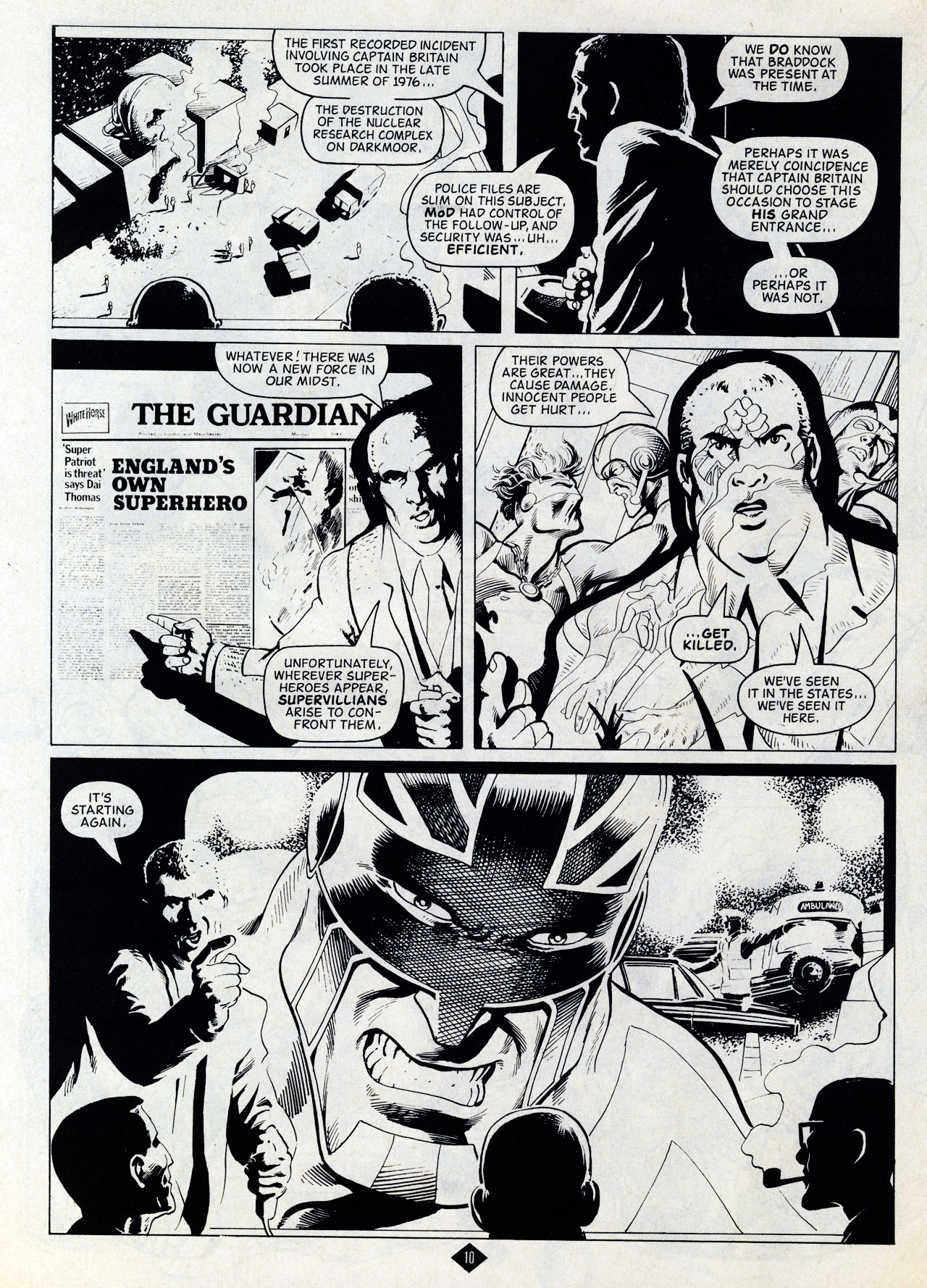 Read online Captain Britain (1985) comic -  Issue #1 - 10