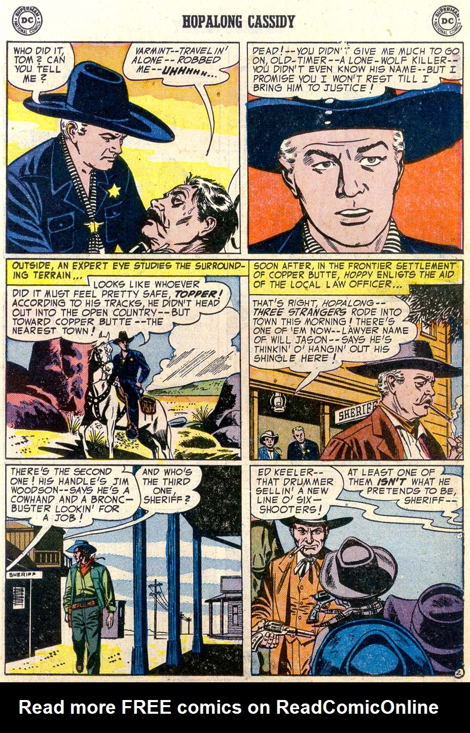 Read online Hopalong Cassidy comic -  Issue #91 - 15