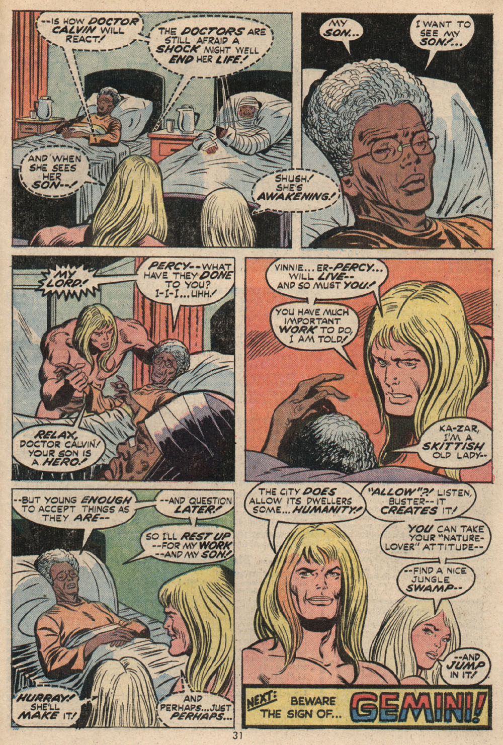 Read online Astonishing Tales (1970) comic -  Issue #16 - 22
