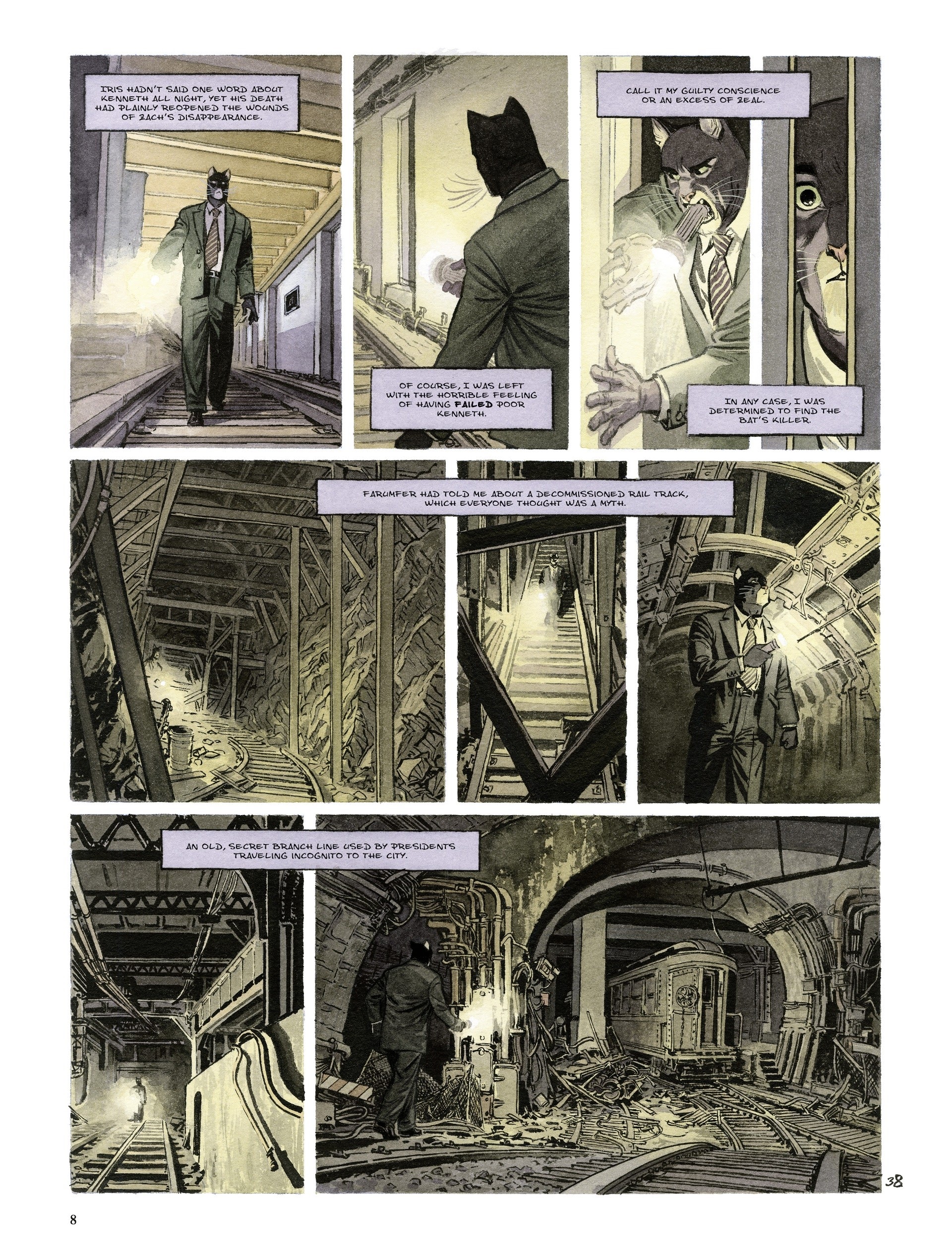Read online Blacksad: They All Fall Down comic -  Issue #2 - 8