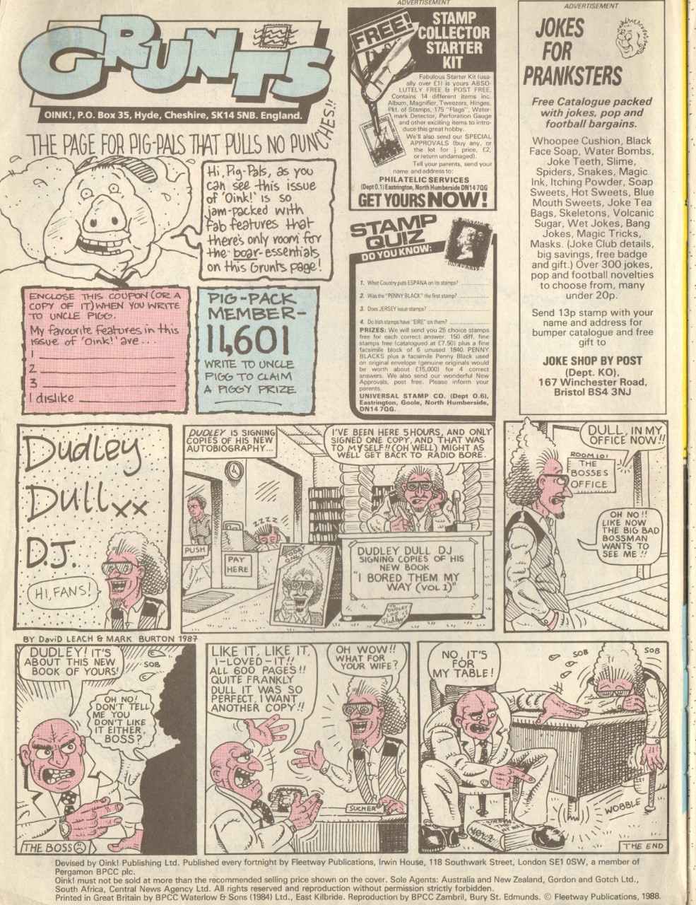 Read online Oink! comic -  Issue #48 - 2