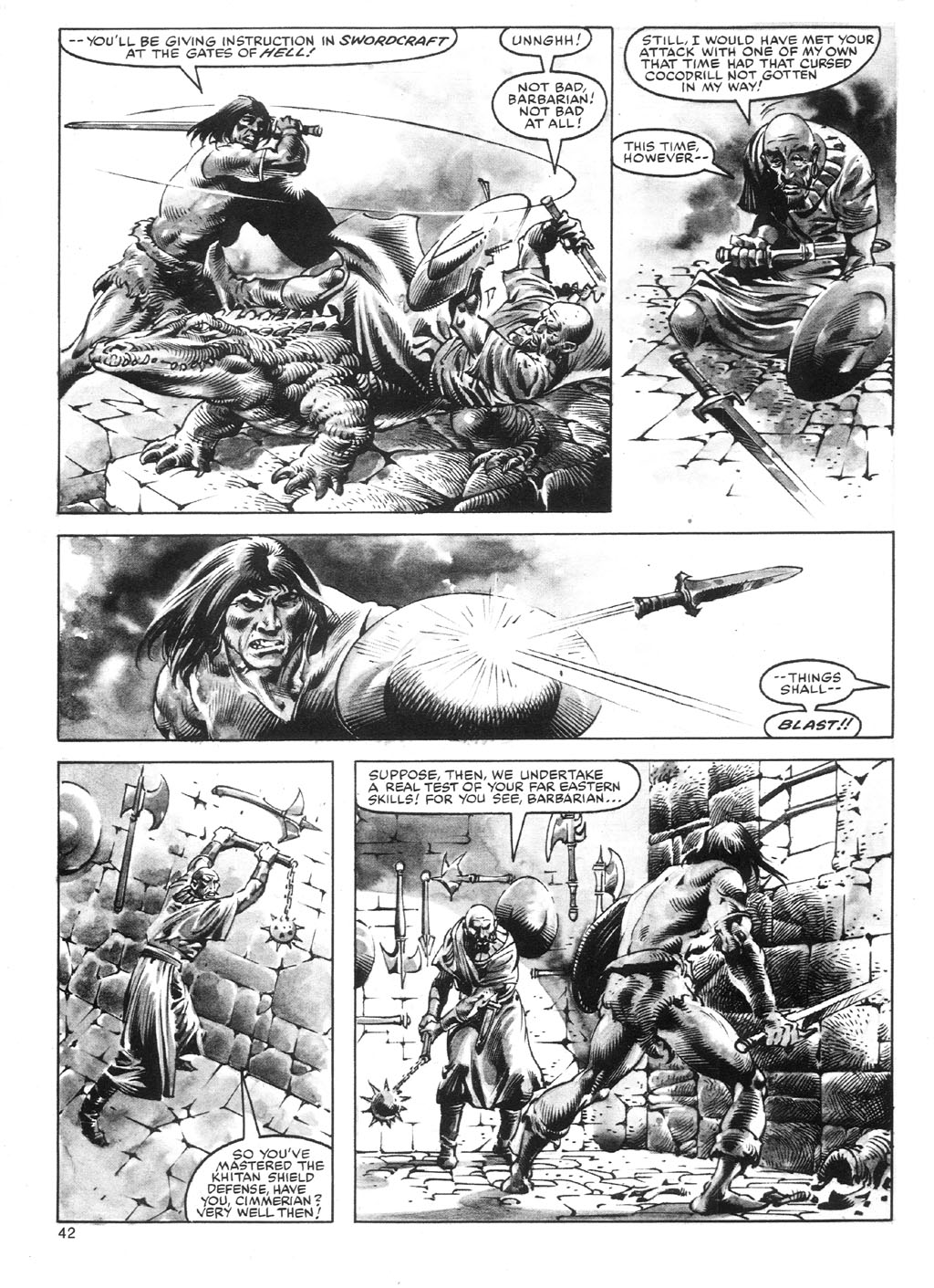 Read online The Savage Sword Of Conan comic -  Issue #88 - 42
