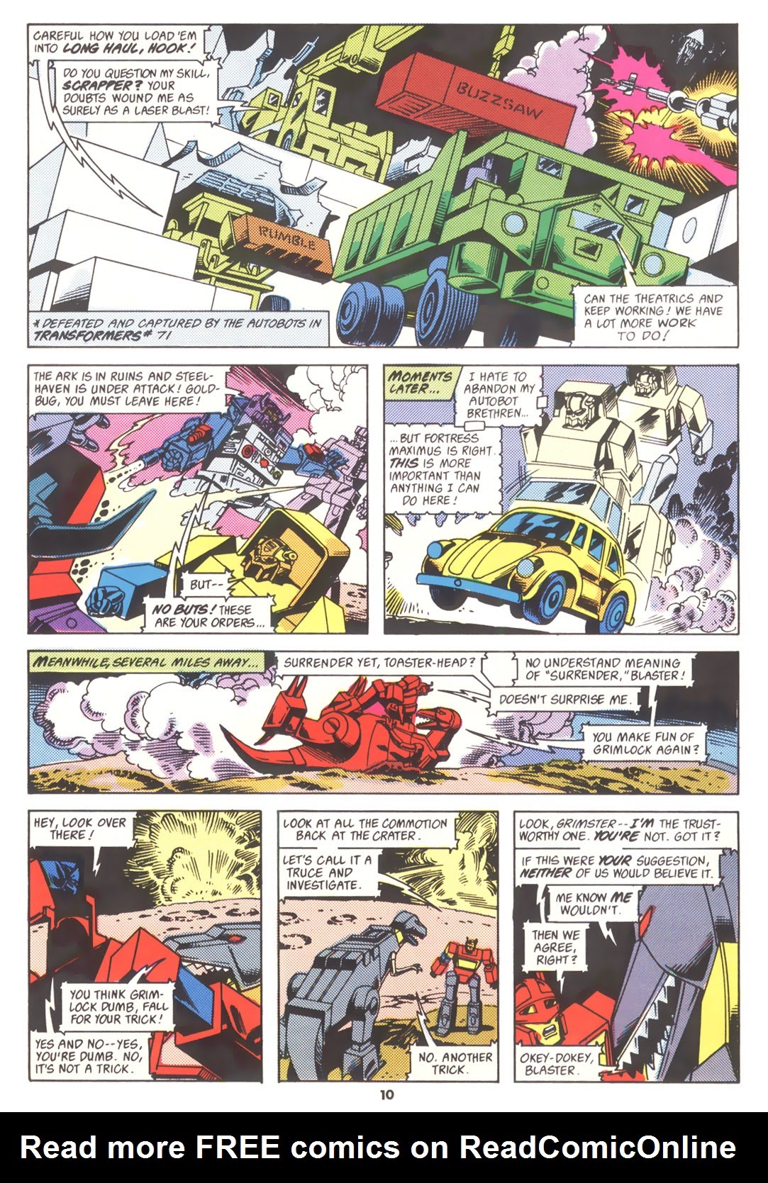 Read online The Transformers (UK) comic -  Issue #175 - 9