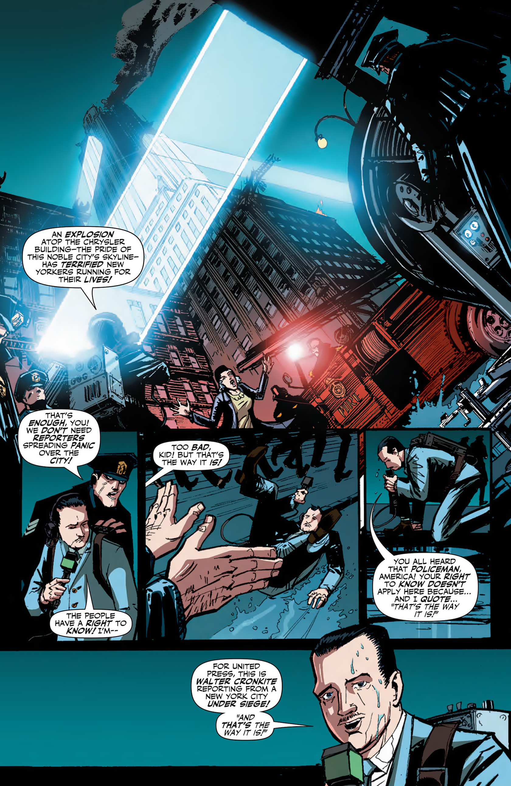 Read online The Shadow/Green Hornet: Dark Nights comic -  Issue #5 - 7