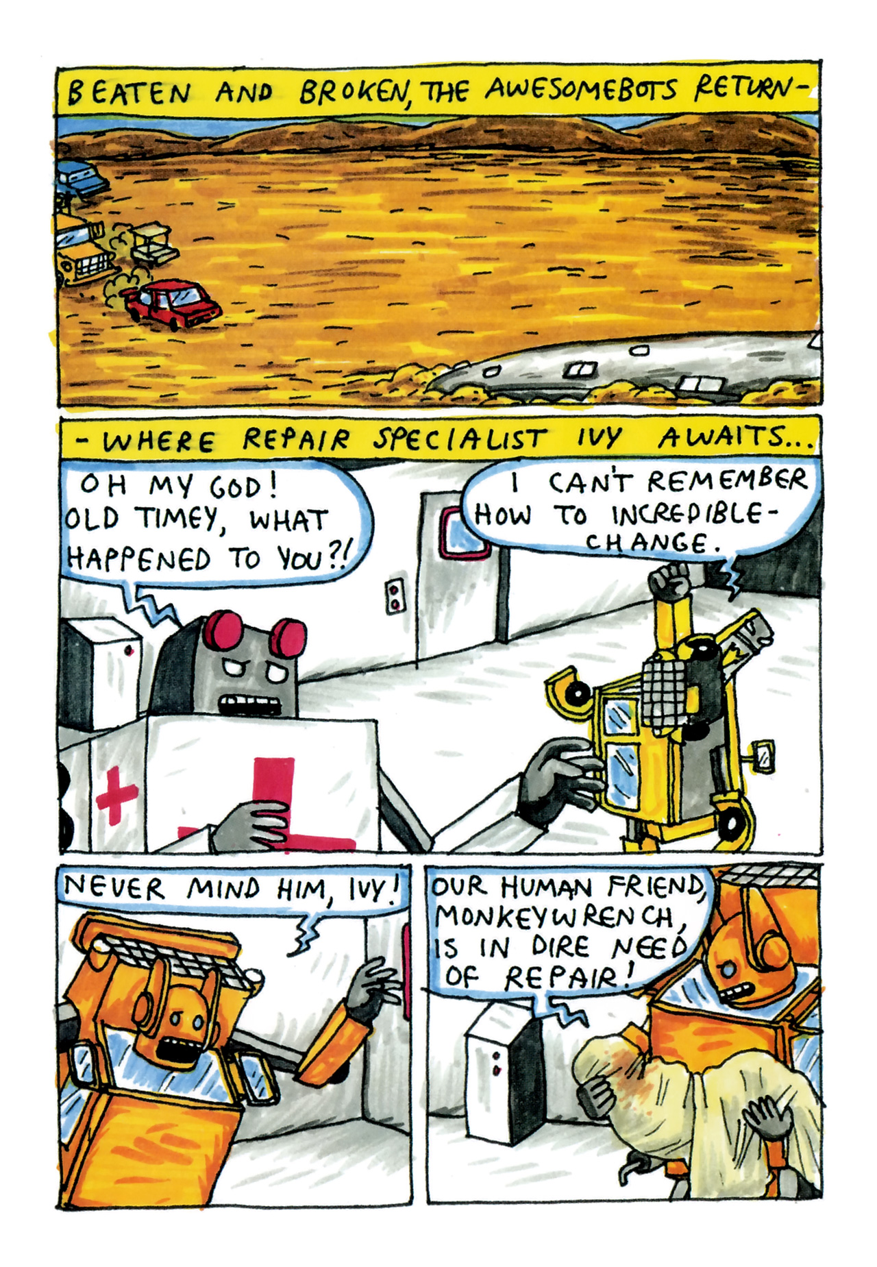 Read online Incredible Change-Bots comic -  Issue # TPB 1 - 100