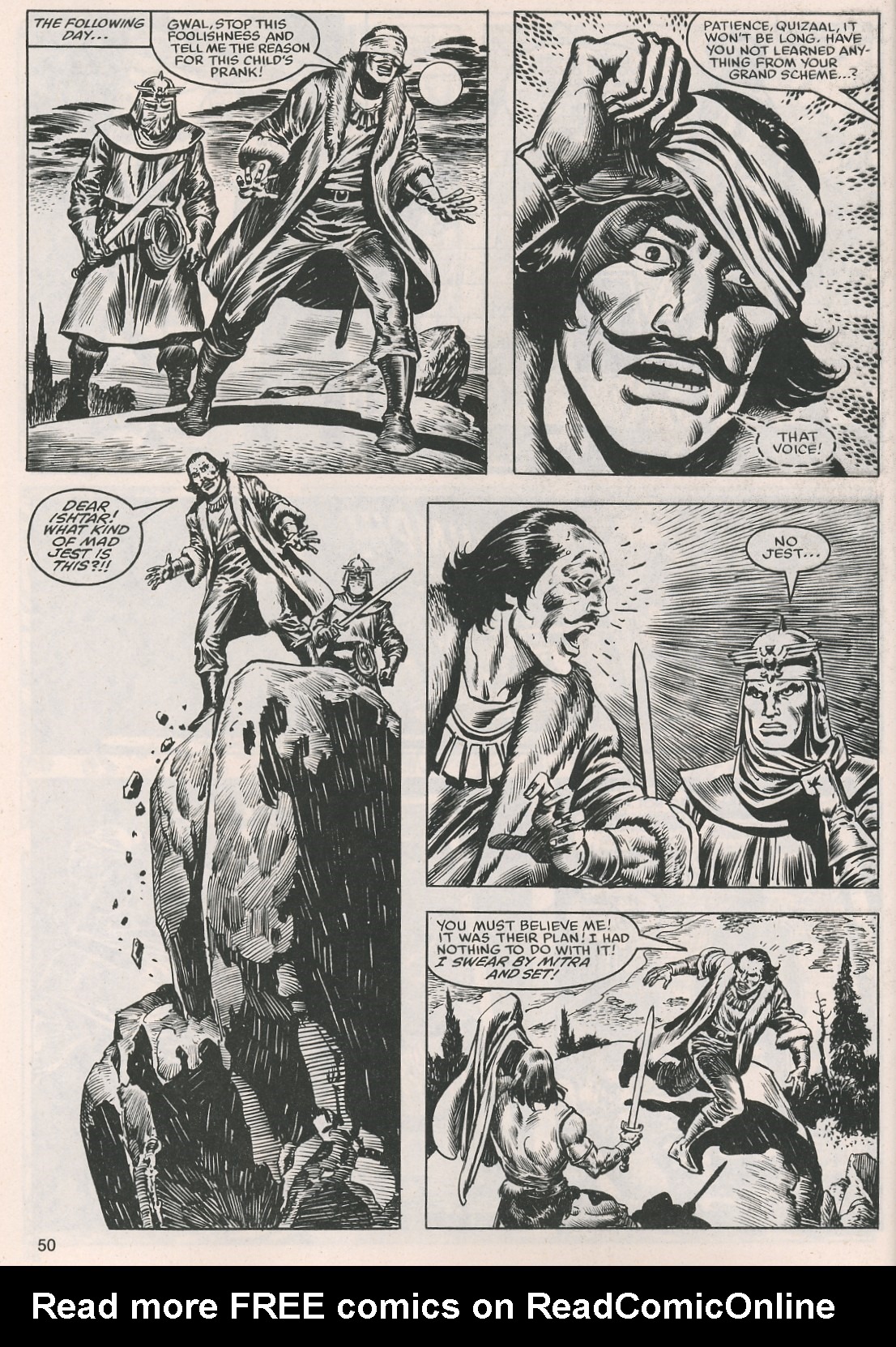 Read online The Savage Sword Of Conan comic -  Issue #116 - 50