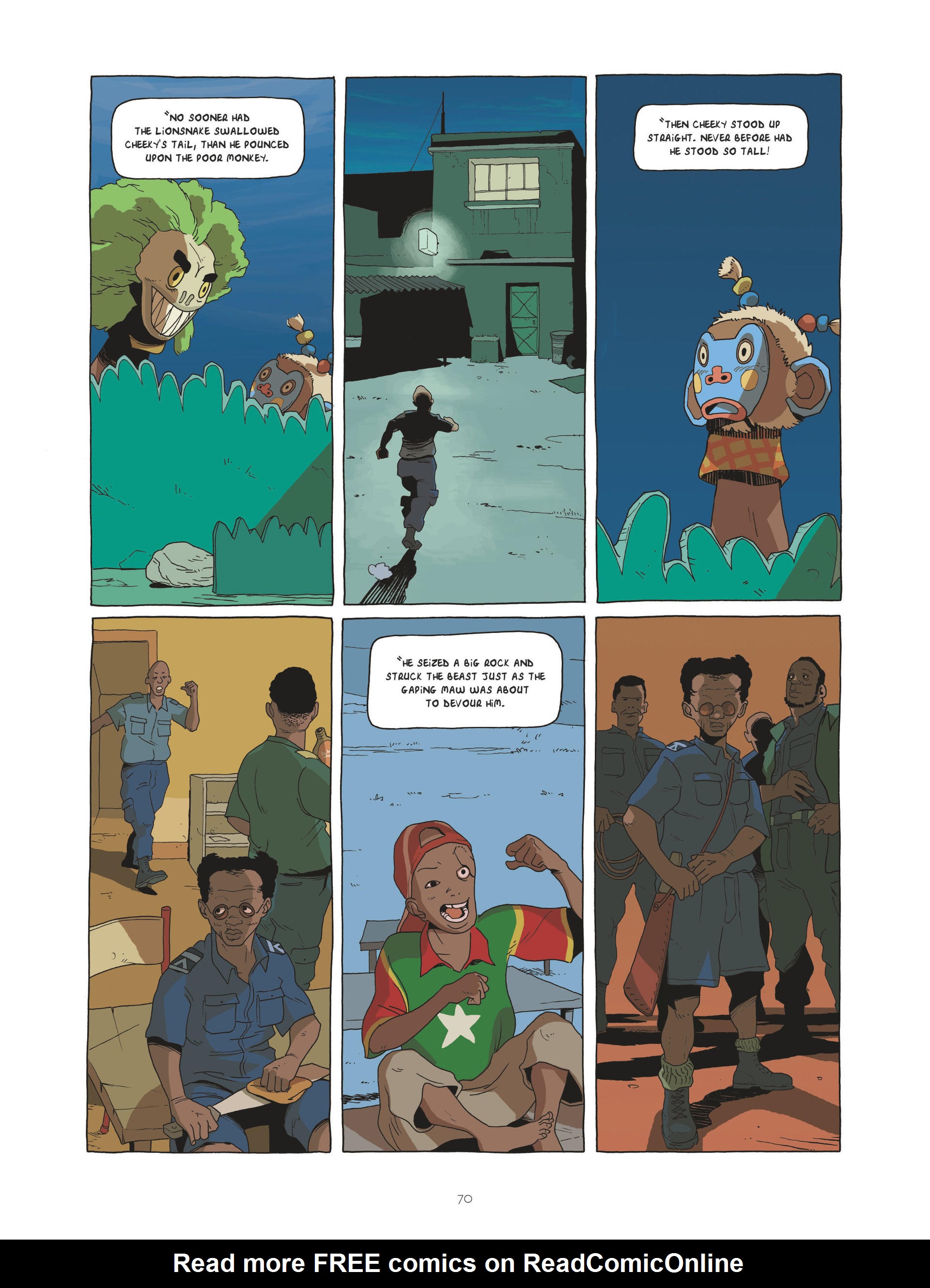 Read online Zidrou-Beuchot's African Trilogy comic -  Issue # TPB 1 - 70