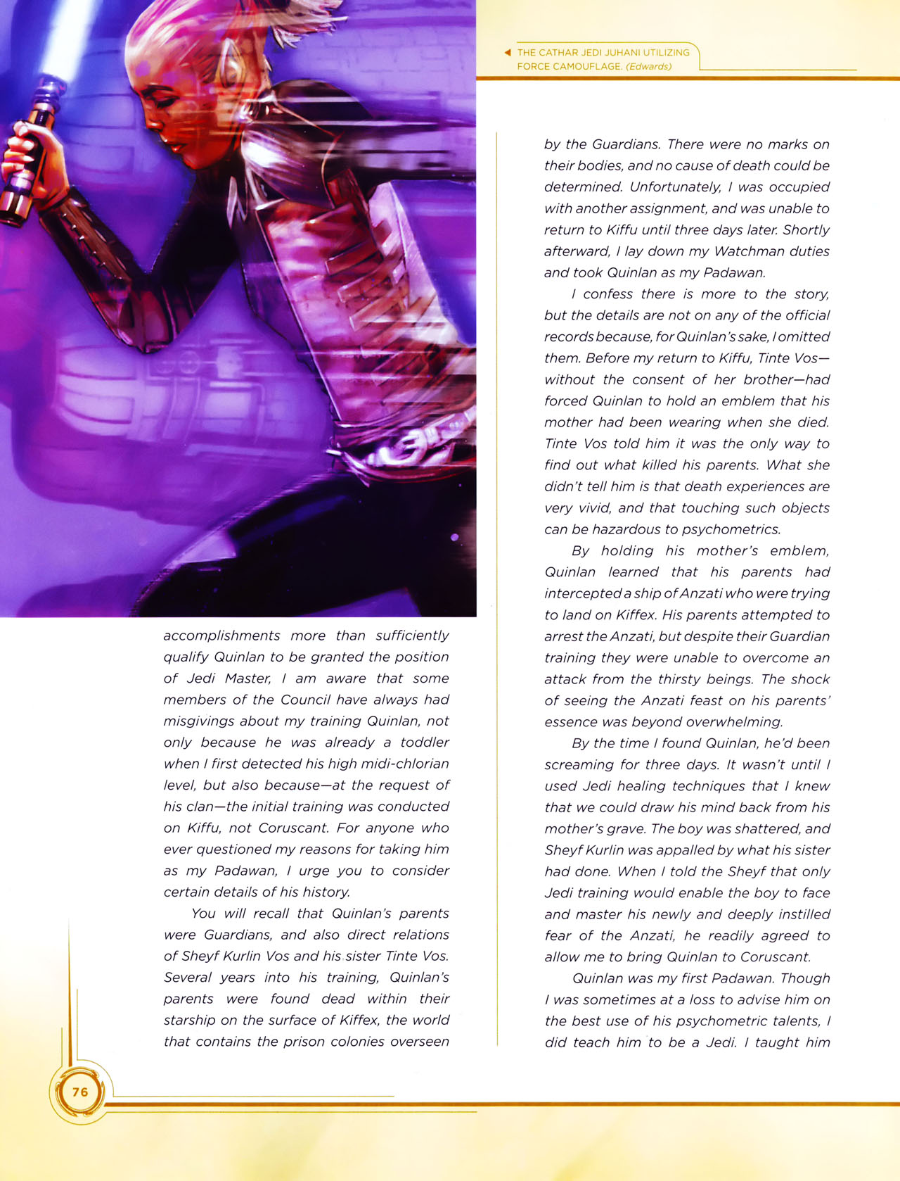 Read online Star Wars: Jedi vs. Sith - The Essential Guide To The Force comic -  Issue # TPB (Part 1) - 94