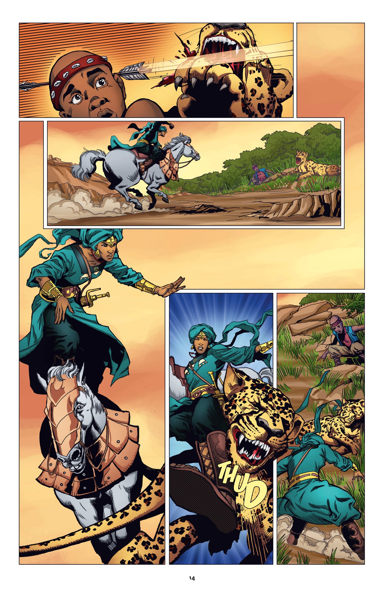 Read online Malika: Warrior Queen comic -  Issue # TPB 1 (Part 1) - 16