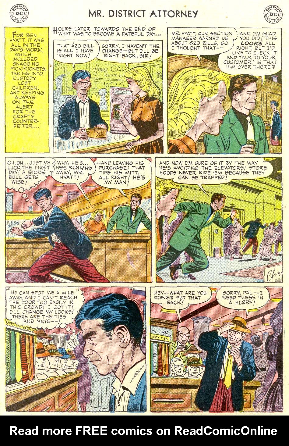 Read online Mr. District Attorney comic -  Issue #29 - 18