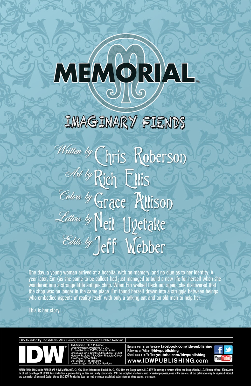 Memorial: Imaginary Fiends issue 7 - Page 2