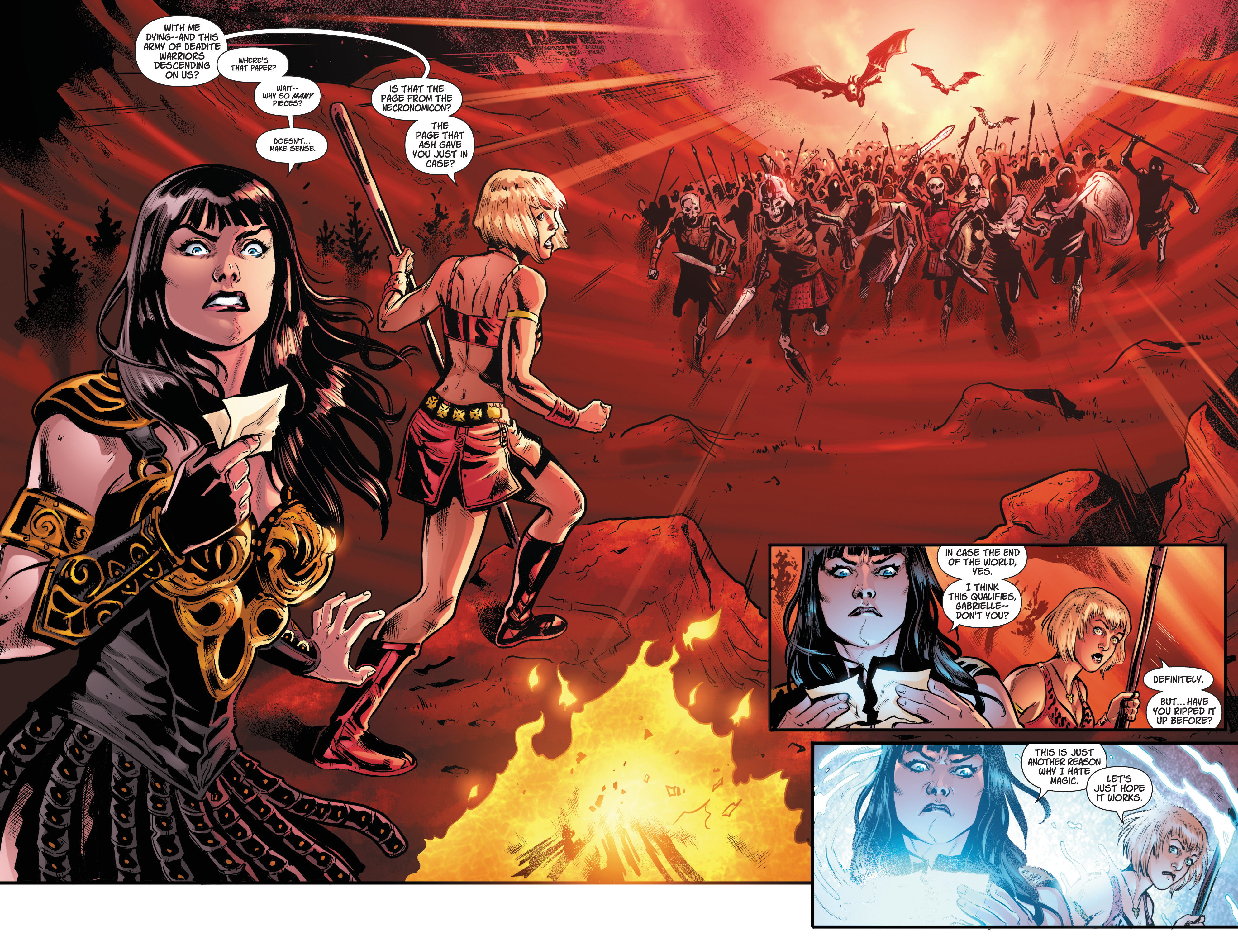 Read online Army Of Darkness/Xena: Forever…And A Day comic -  Issue #3 - 4
