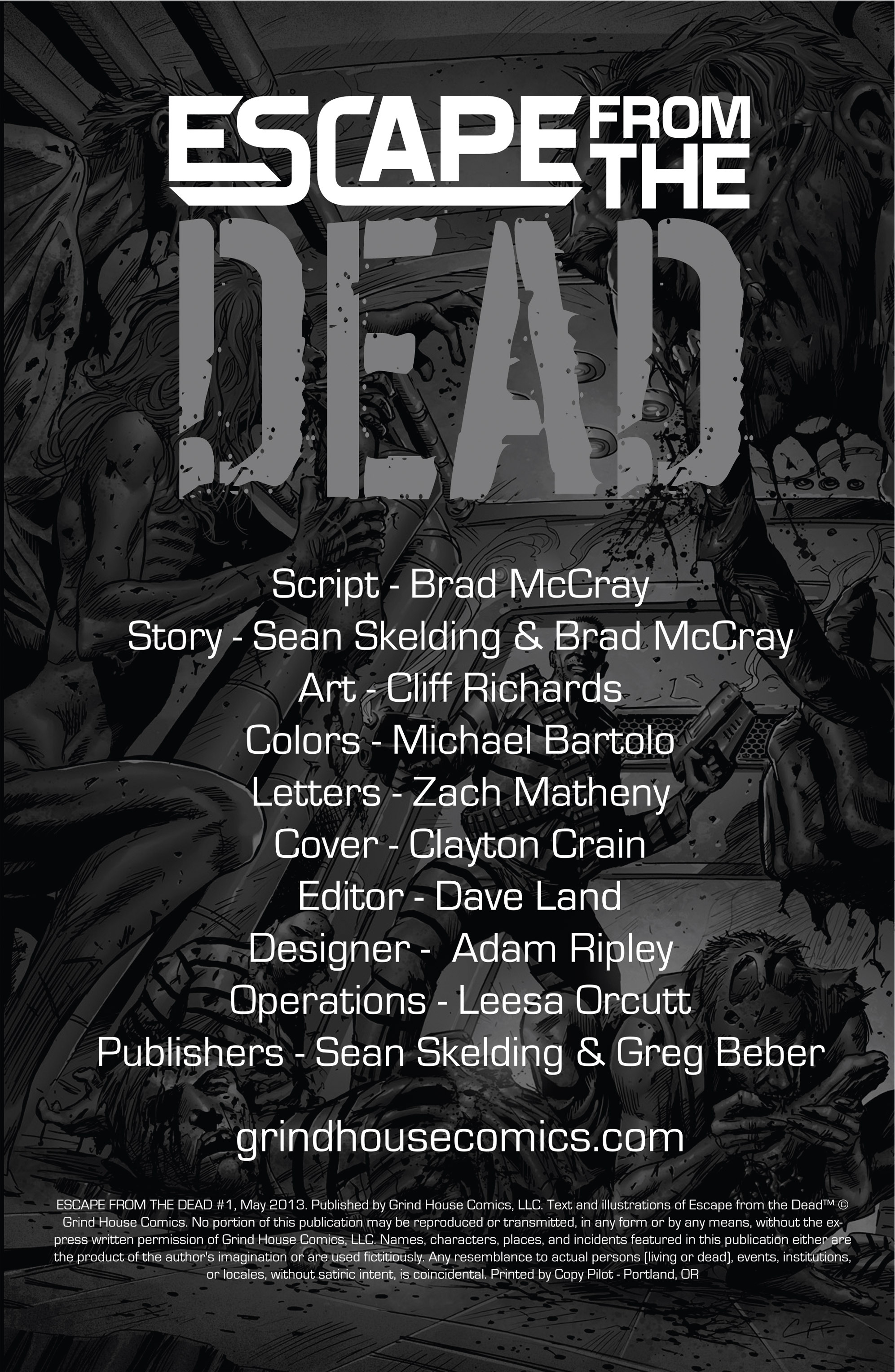 Escape From The Dead Issue #1 #1 - English 2