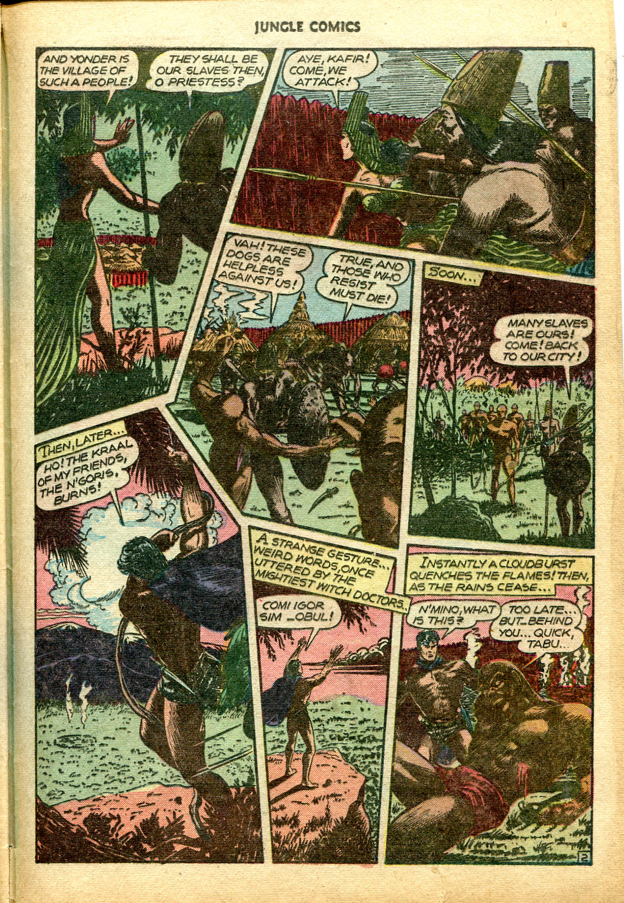 Read online Jungle Comics comic -  Issue #82 - 37