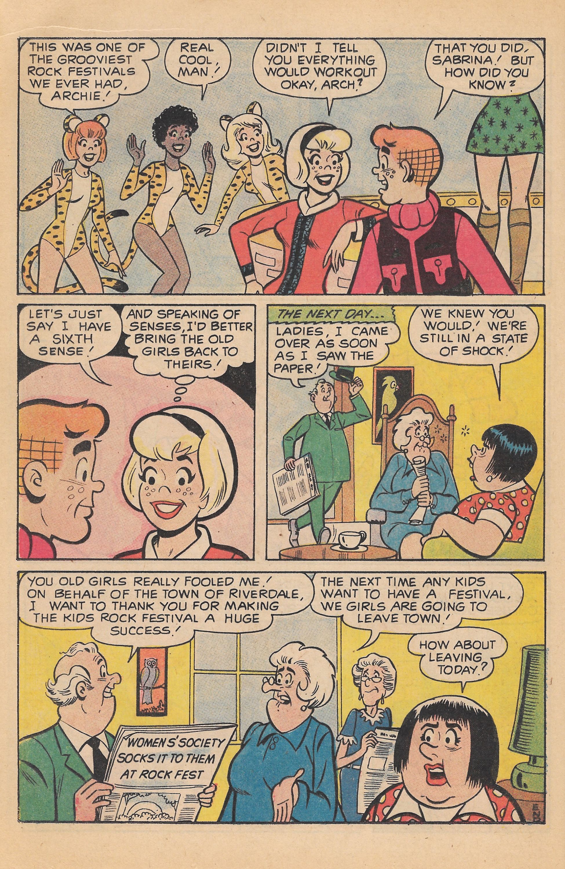 Read online Archie's TV Laugh-Out comic -  Issue #7 - 16